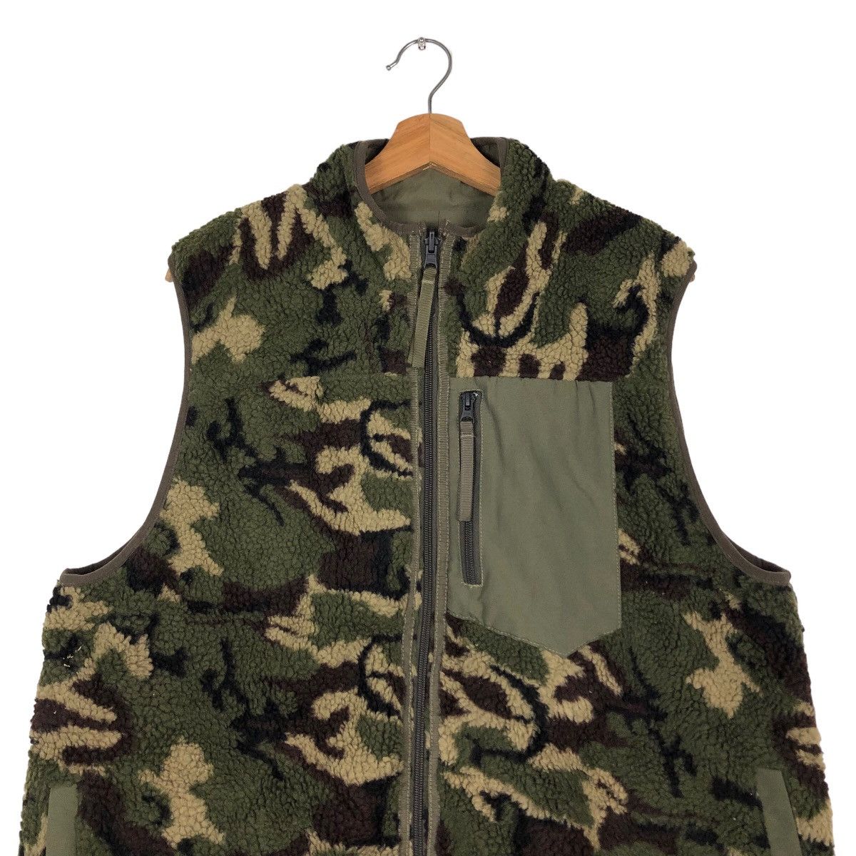 Japanese Brand 🔥Vintage Reversible Vest Jacket Camo Houston Military Size US XL / EU 56 / 4 - 3 Thumbnail