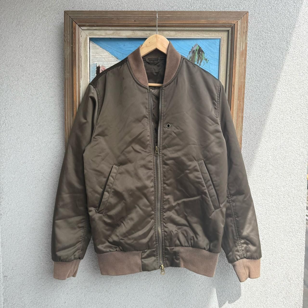 Acne Studios Acne Studios Bomber Jacket Olive Khaki Size US L / EU 52-54 / 3 - 1 Thumbnail