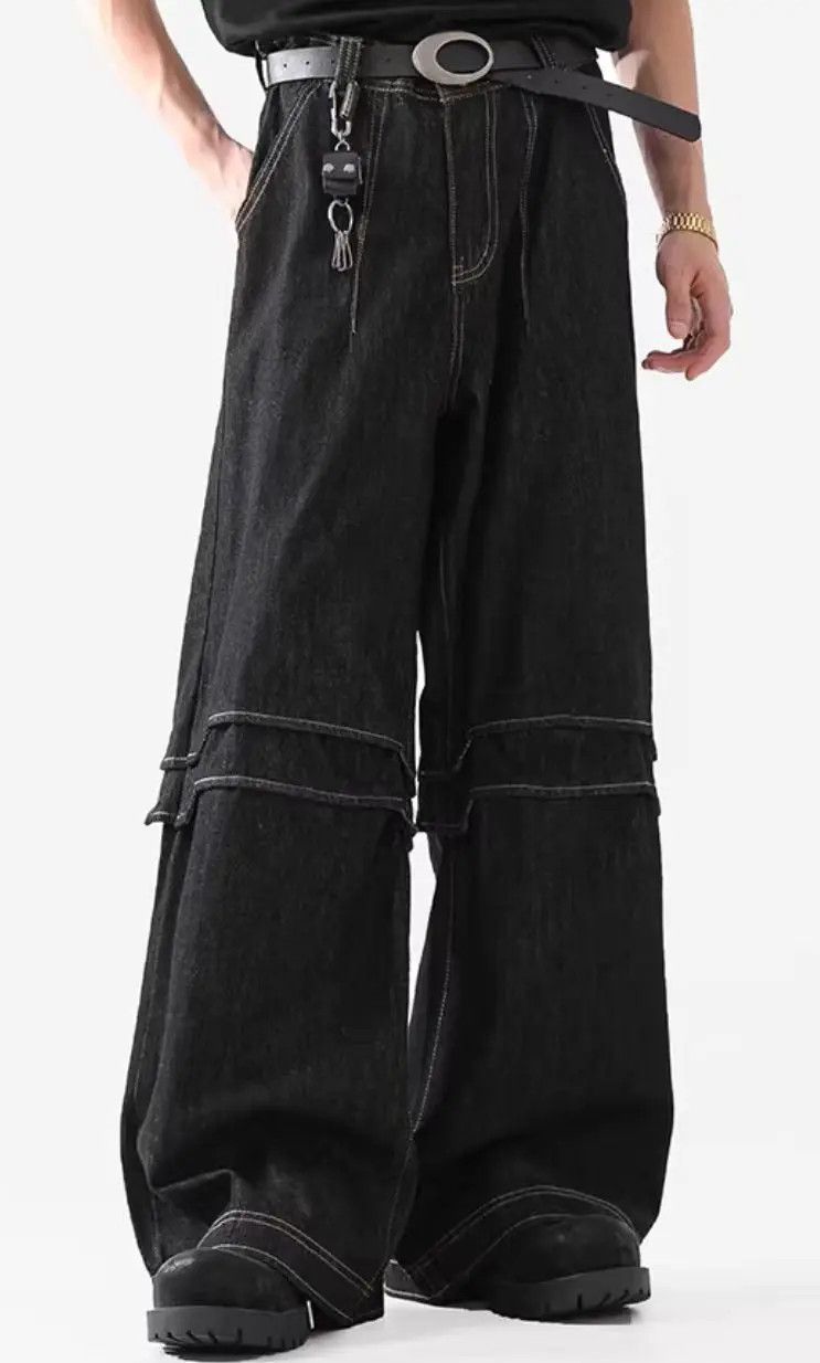 Designer × Japanese Brand Vintage Hip Hop Punk Loose Casual Pants Size US 33 - 2 Thumbnail