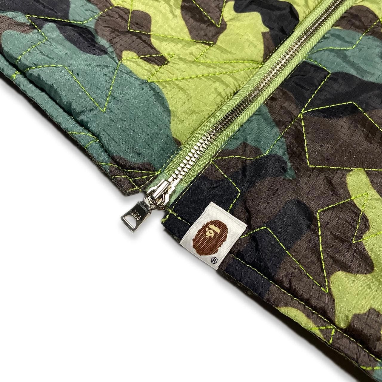 Bape Bapesta Nylon Camo Quilted Jacket Size US S / EU 44-46 / 1 - 3 Thumbnail