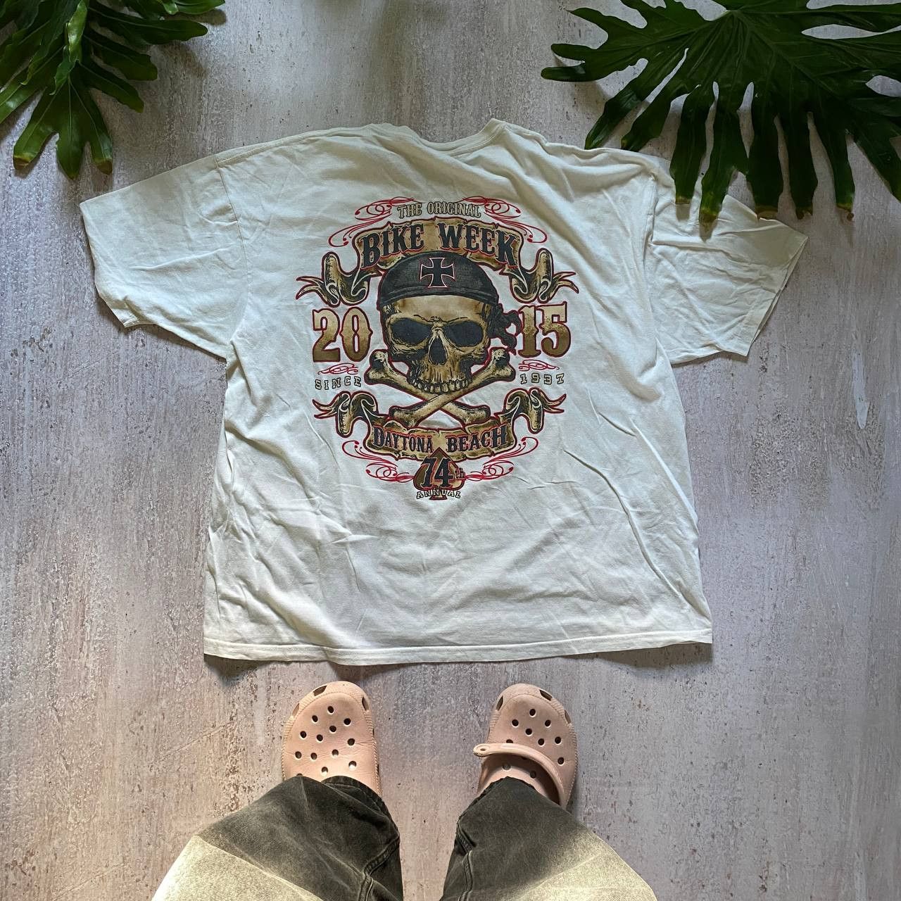 Harley Davidson VINTAGE Y2K BIKE WEEK DAYTONA BEACH RARE T SHIRT 205 Size US XXL / EU 58 / 5 - 1 Thumbnail