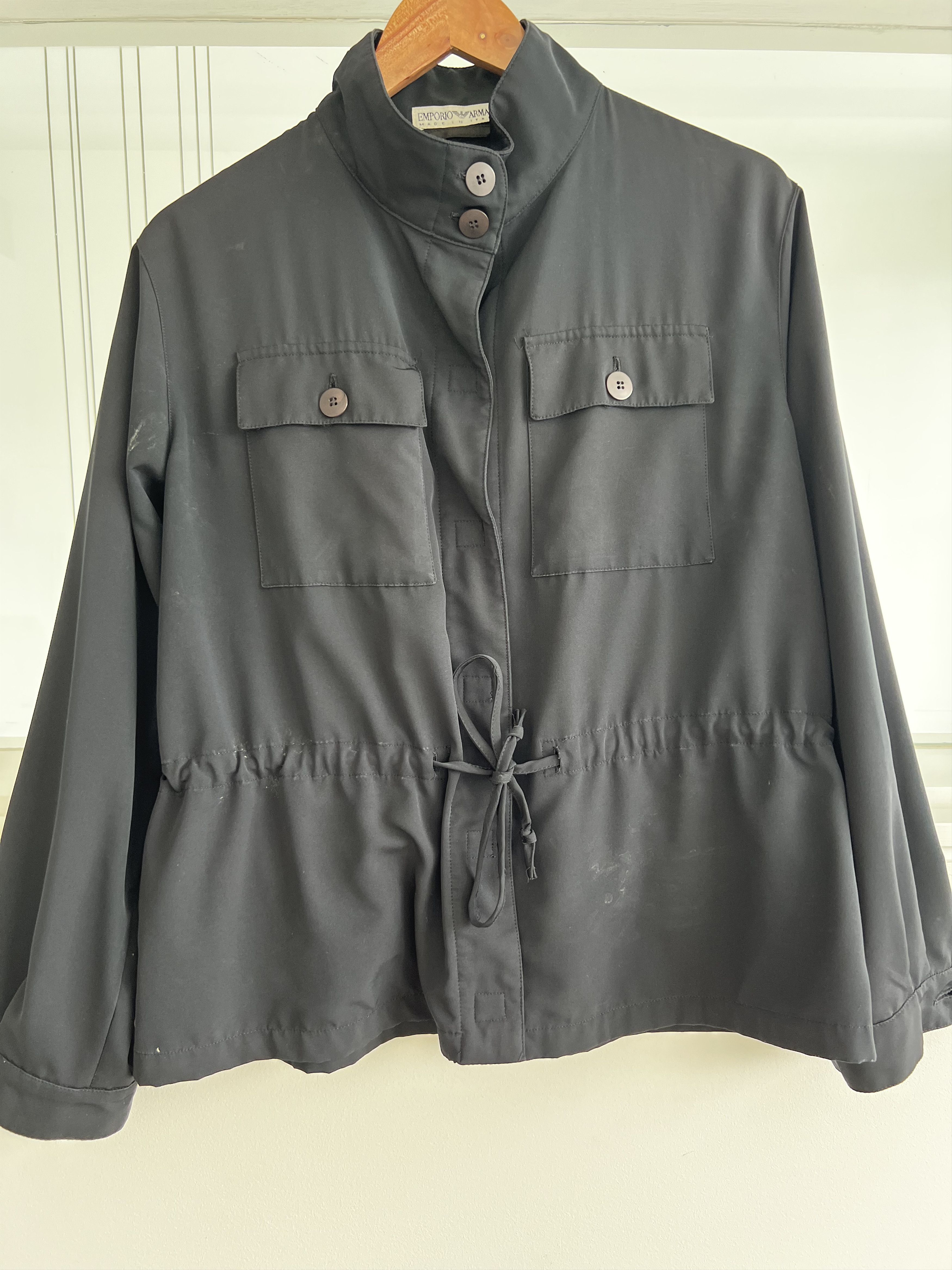 Giorgio Armani Nylon Sailor Coat Size M / US 6-8 / IT 42-44 - 1 Thumbnail