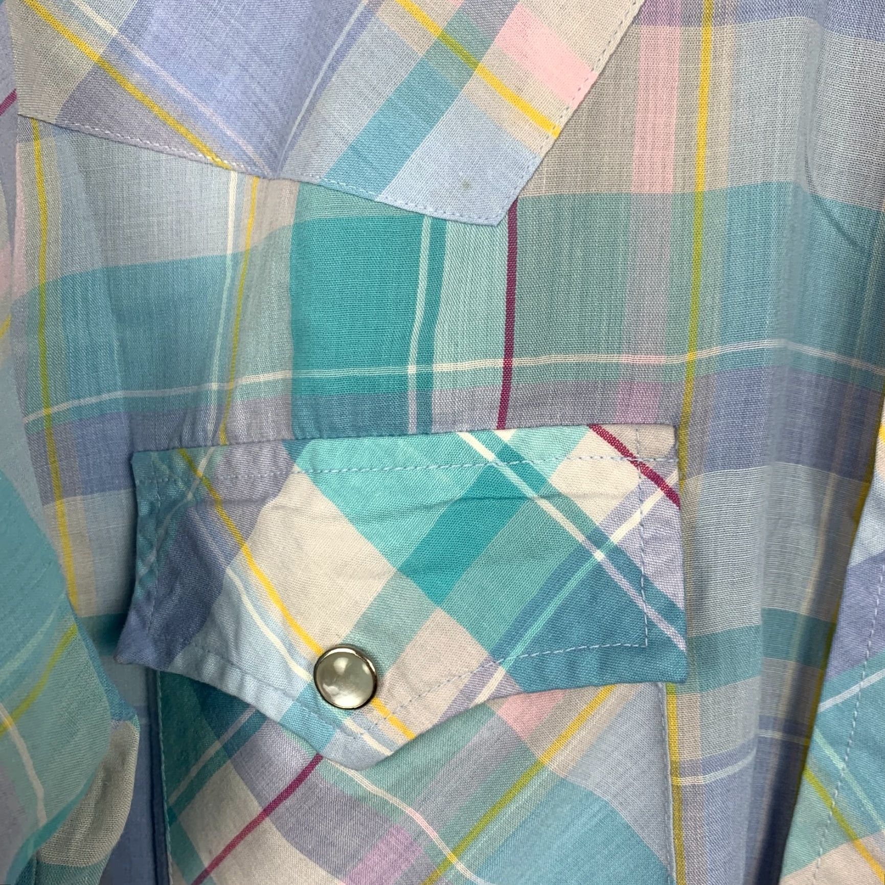 Vintage VINTAGE Plainsmen Western Plaid Button-Up Shirt L Men Mammulti? Size US L / EU 52-54 / 3 - 3 Thumbnail