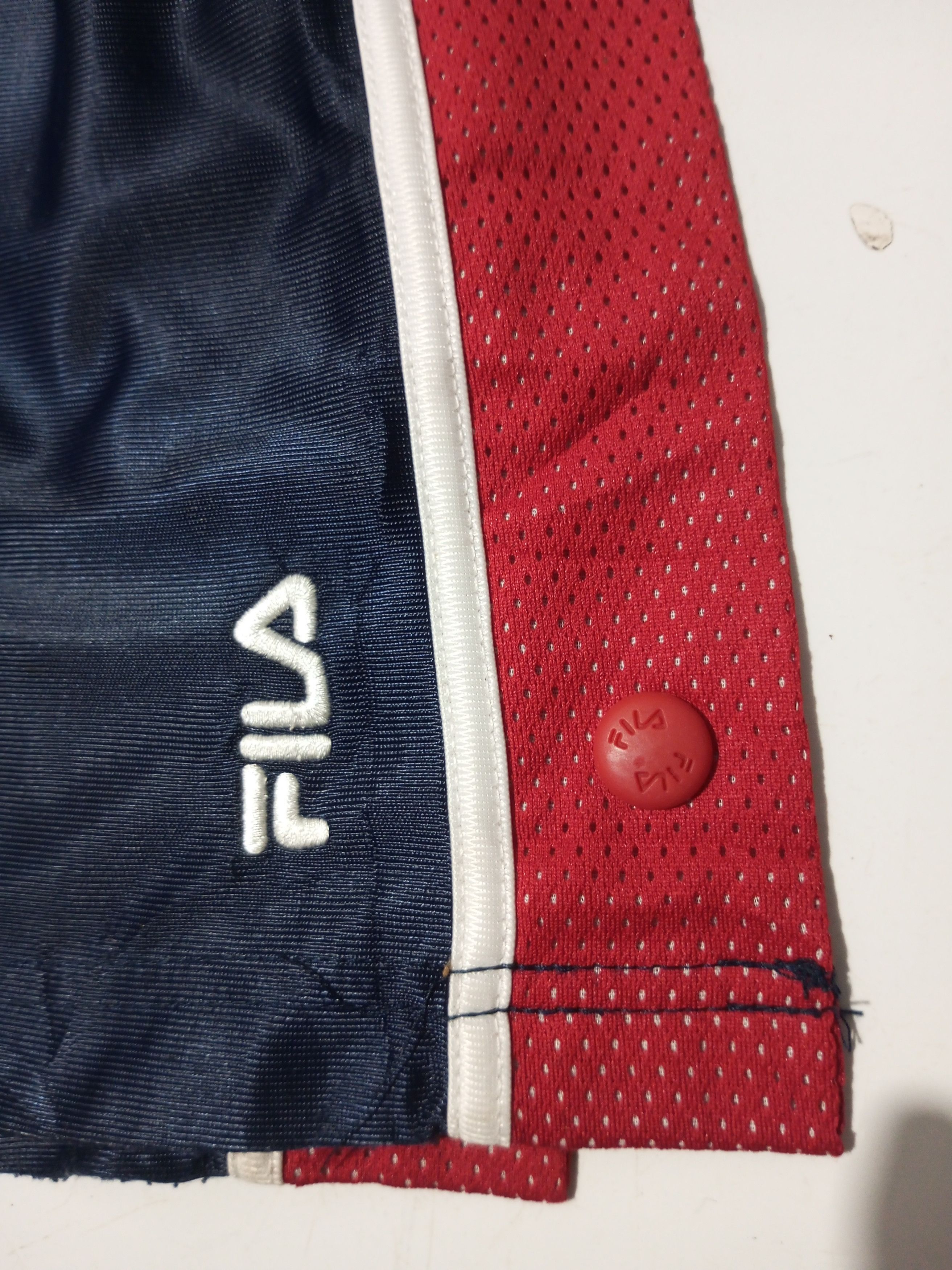 Fila Vintage fila button up baggy Sweatpants Size US 33 - 7 Thumbnail