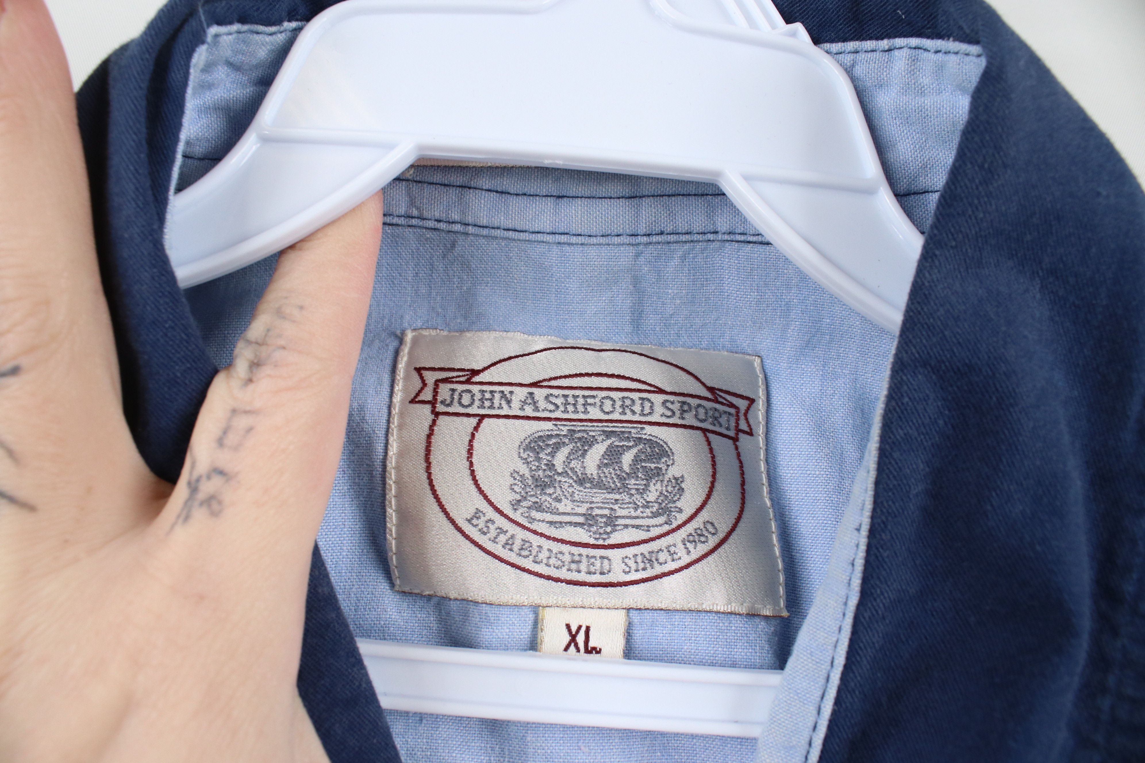 Vintage Vintage 90s Streetwear Block Short Sleeve Button Down Shirt Size US XL / EU 56 / 4 - 10 Thumbnail