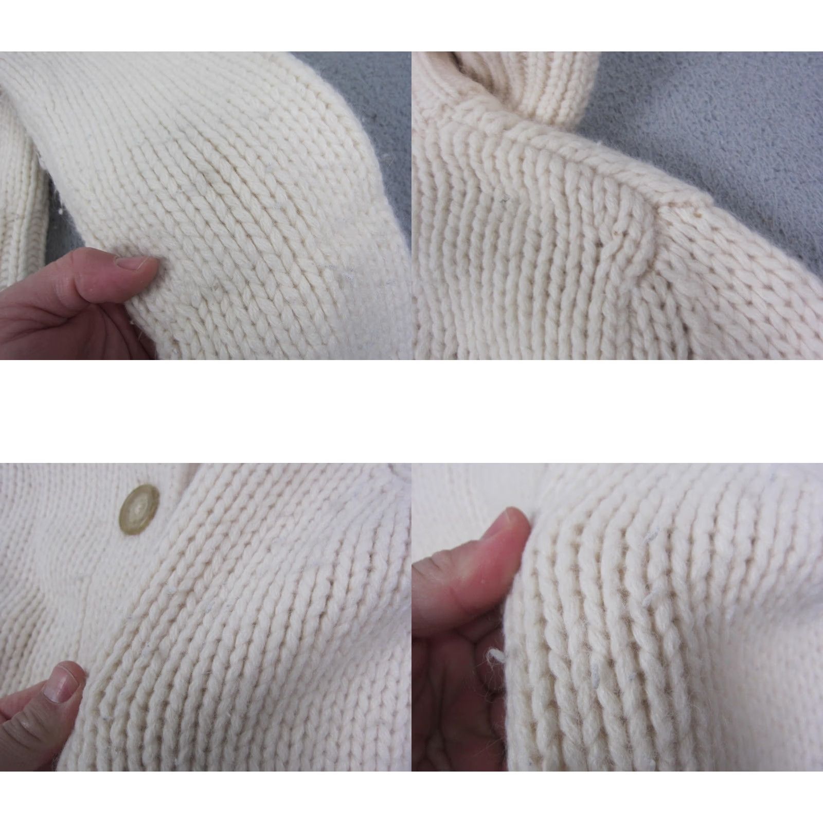 Gap VINTAGE Gap Sweater Cardigan Womens Small Creme Belted Wool Angora Y2K Ladies 90s Size S / US 4 / IT 40 - 9 Thumbnail