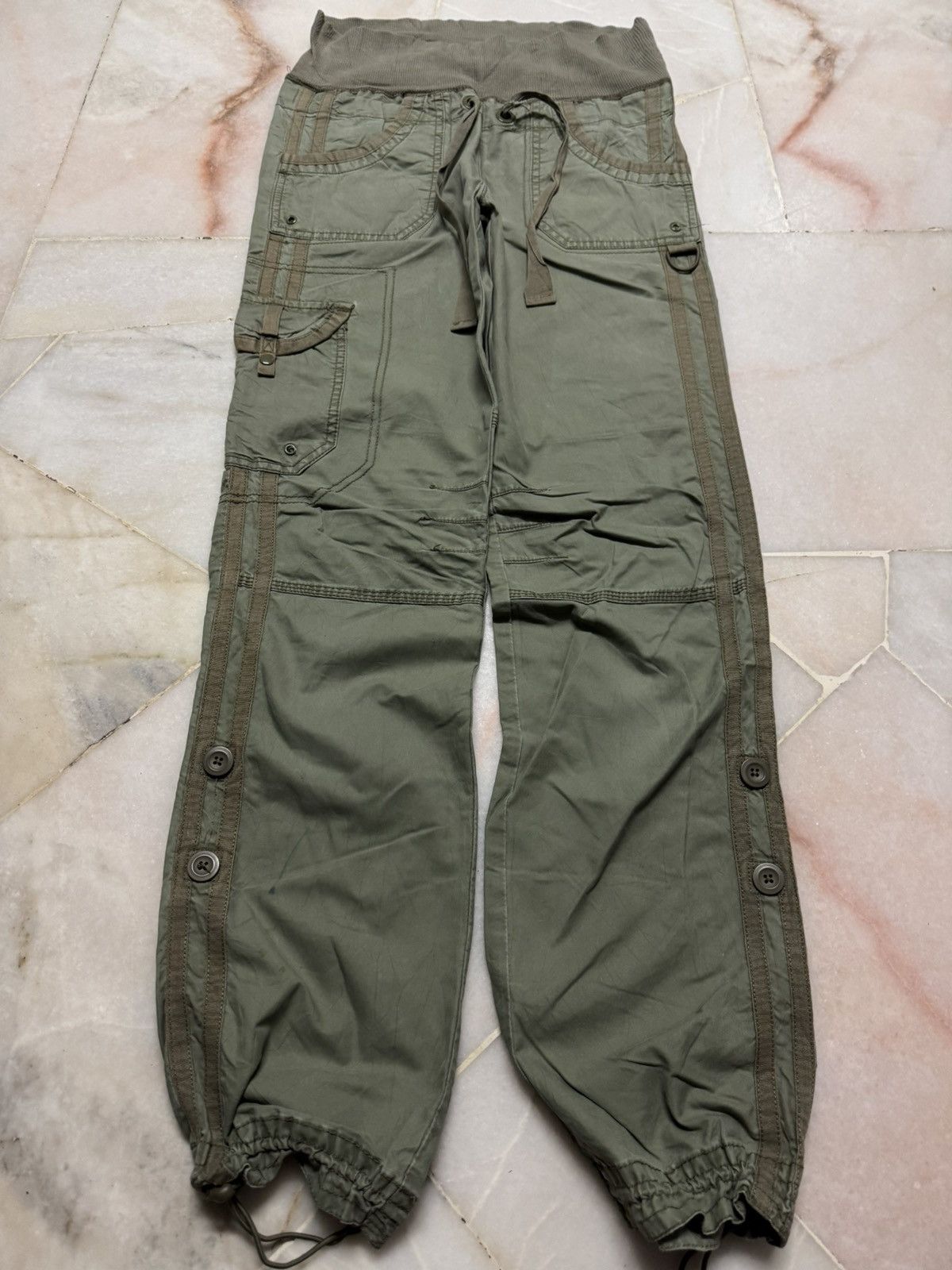 GOA GOA STYLE CARGO BONDAGE PARACHUTE GREEN BY GAP Size US 28 / EU 44 - 16 Thumbnail