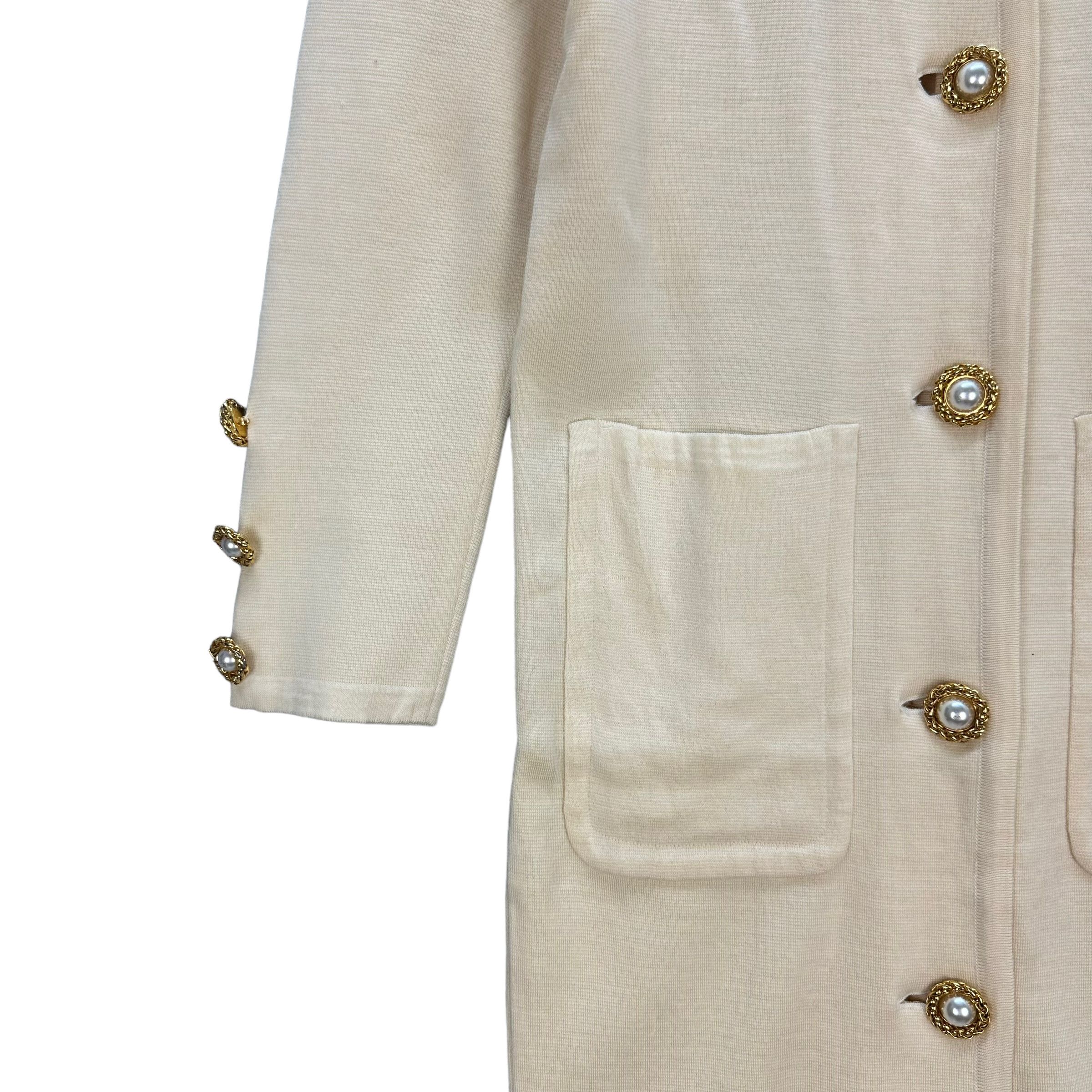 Yves Saint Laurent YVES SAINT LAURENT LONG COAT JACKET #8533-013 Size M / US 6-8 / IT 42-44 - 5 Thumbnail