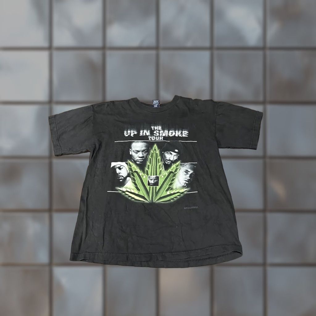 Vintage VINTAGE 2000 Up In Smoke Tour Shirt Large Em Dre Snoop Cube Rap Tee Size US L / EU 52-54 / 3 - 1 Thumbnail