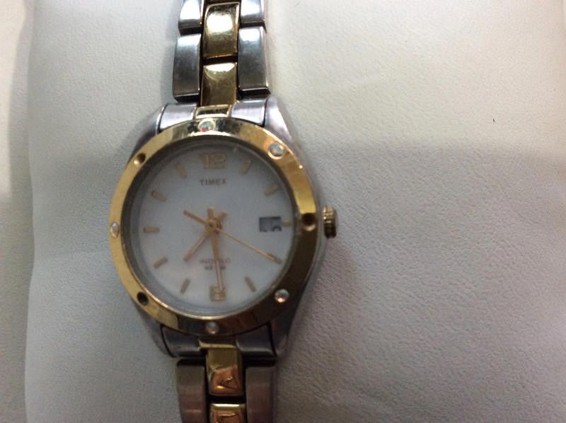 Timex Timex ladies two tone stainless steel watch Size ONE SIZE - 1 Thumbnail