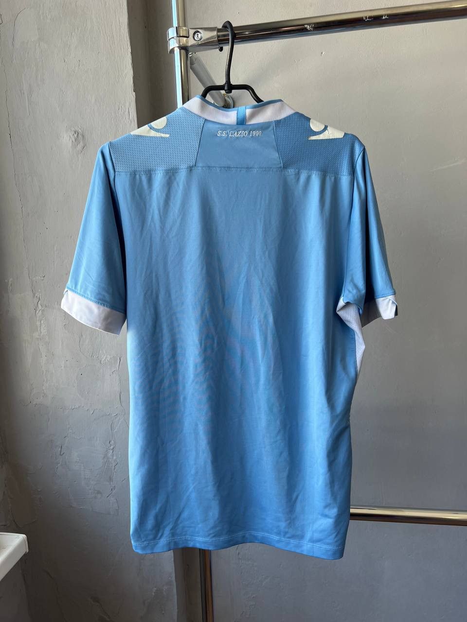 Macron 2013/14 SS LAZIO HOME SOCCER JERSEY FOOTBALL SHIRT SIZE M Size US M / EU 48-50 / 2 - 13 Thumbnail