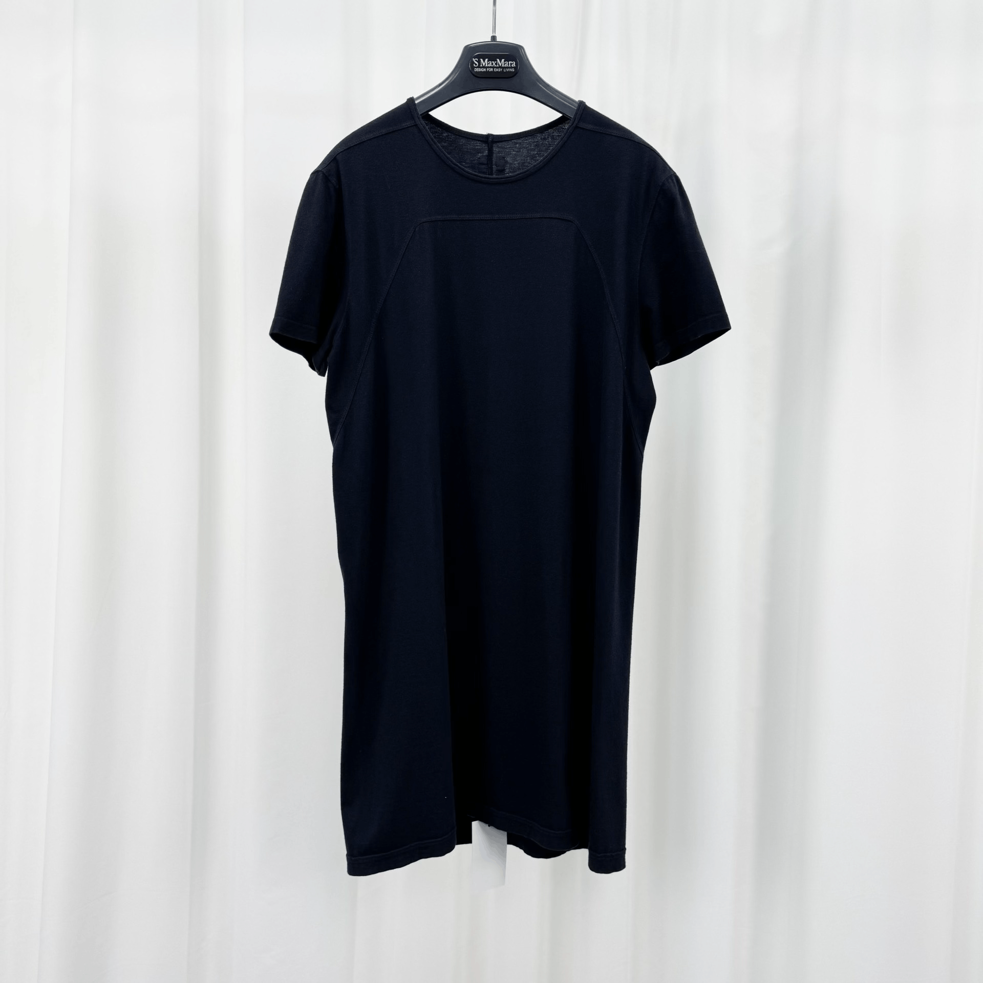 Rick Owens Drkshdw Rick Owens Drkshdw Black Long Tailored Short-Sleeve Size XS / US 0-2 / IT 36-38 - 1 Thumbnail