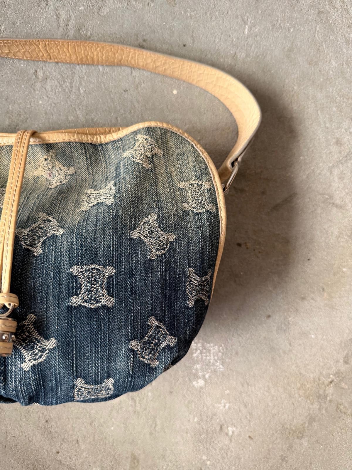 Celine Celine Macadam Bittersweet Denim Shoulder Bag Gradient Size ONE SIZE - 5 Thumbnail