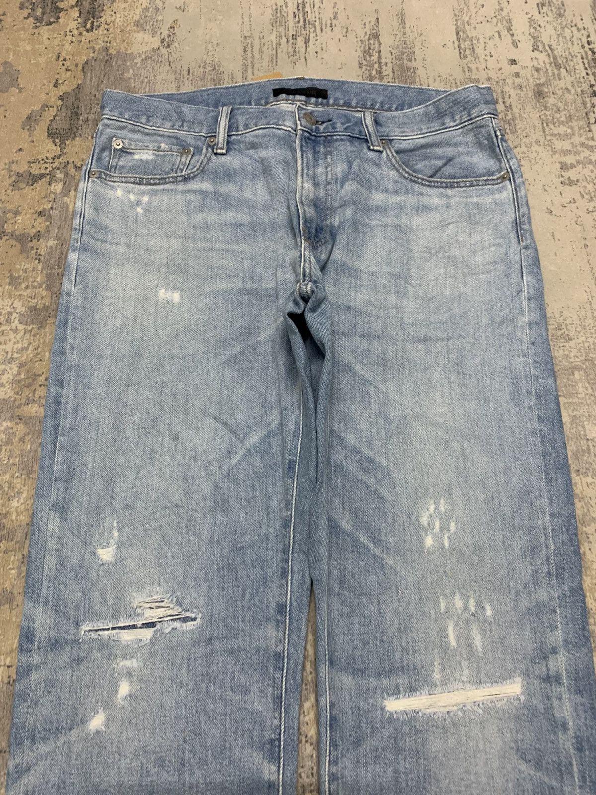 Japanese Brand W34x30 Vintage Uniqlo Distressed Jeans Kapital Style Size US 34 / EU 50 - 2 Thumbnail