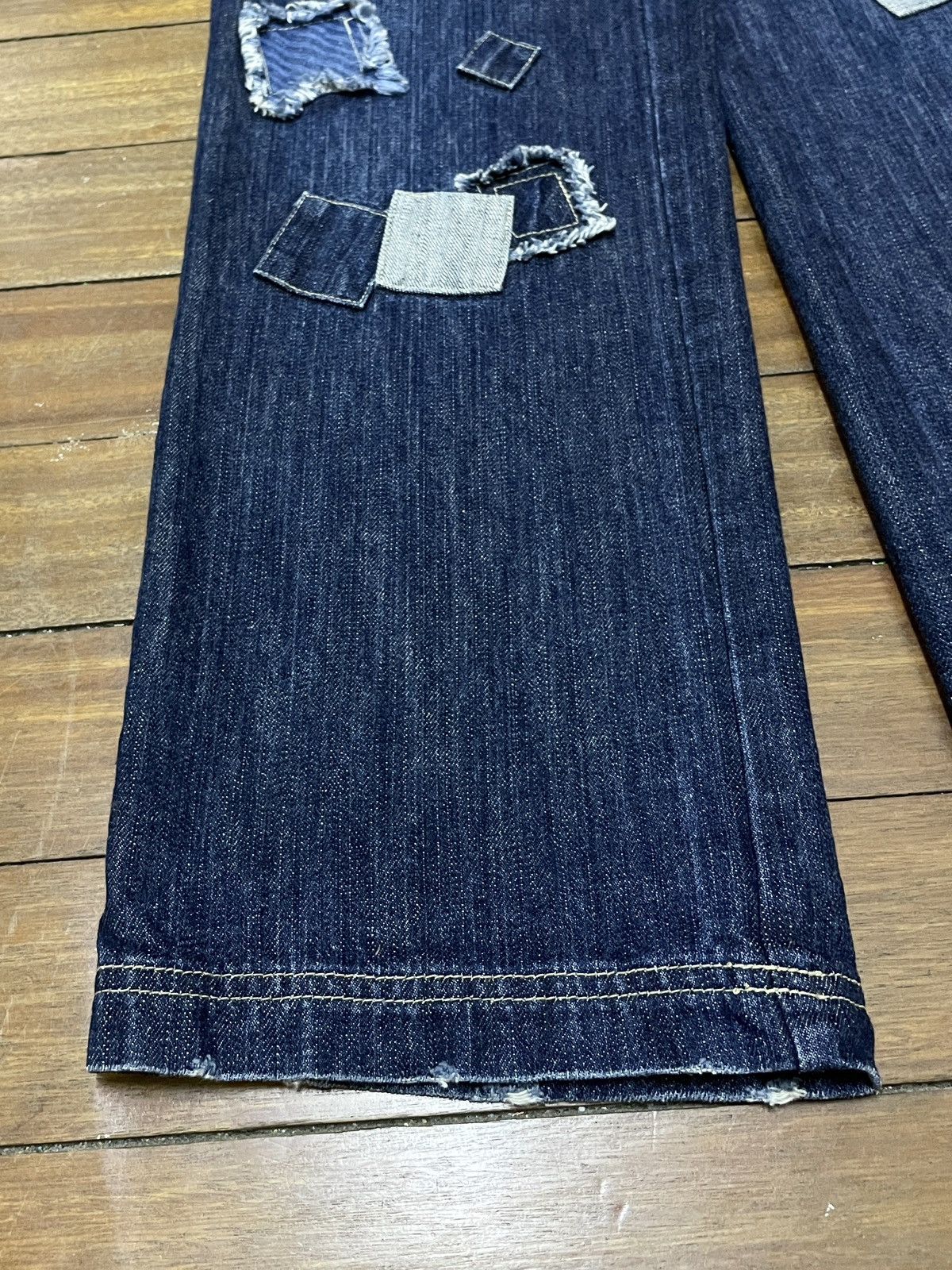 14th Addiction × Japanese Brand × Le Grande Bleu (L.G.B.) Rare Design Vintage Brand Drug store Patchwork Jeans 2000s Size US 31 - 5 Thumbnail