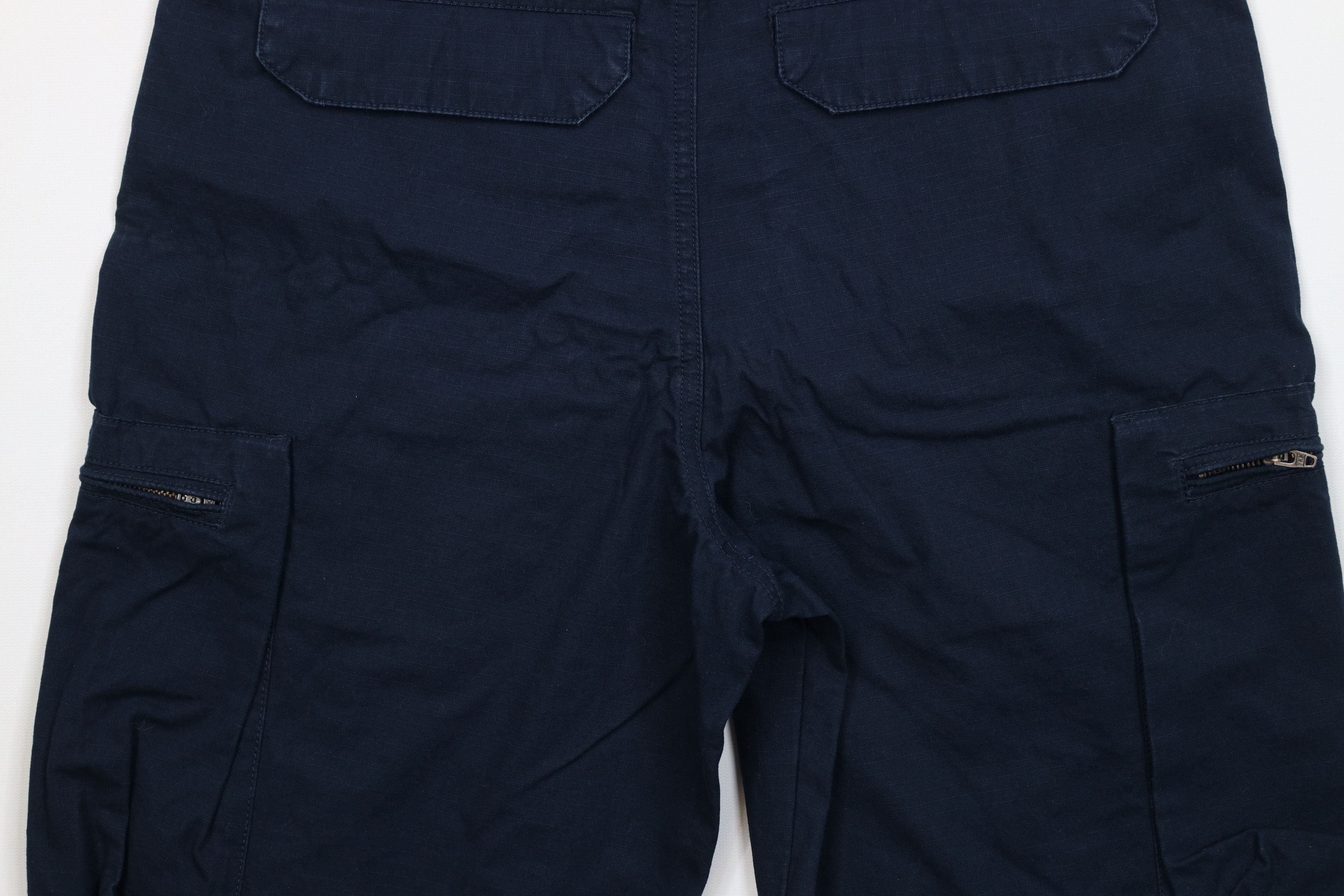 Nike Vintage Nike Scott Mini Swoosh Ripstop Cargo Shorts Blue Size US 30 / EU 46 - 12 Thumbnail