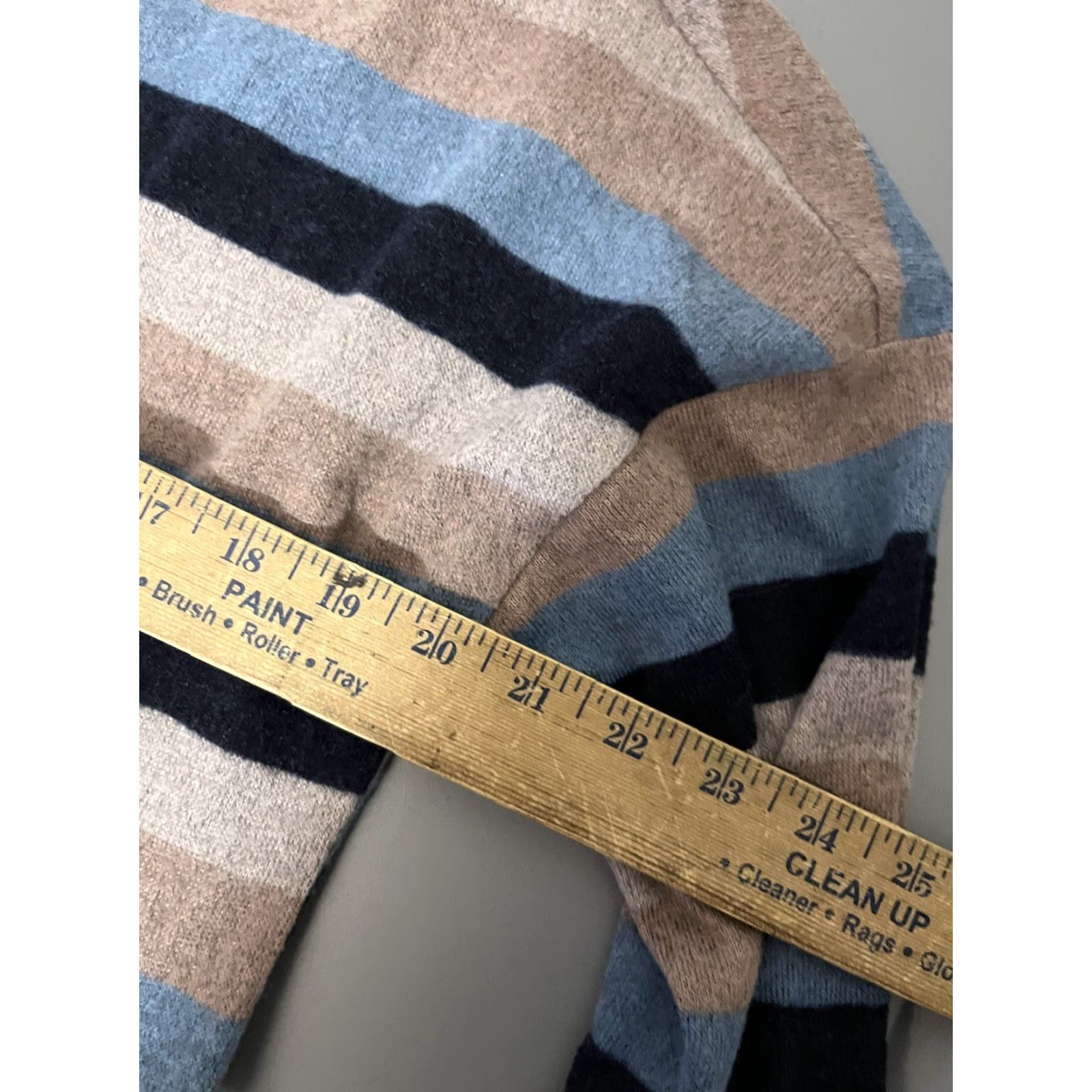 Lucky Brand Lucky Brand Sleep Shirt Womens Adult Large Multicolor Striped Long Sleeve Lounge Clothing Size L Size L / US 10 / IT 46 - 5 Thumbnail