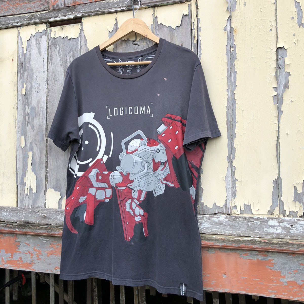 Uniqlo 🔥Faded🔥 Ghost In The Shell x Uniqlo Sunfaded Tshirt Size US XL / EU 56 / 4 - 2 Thumbnail