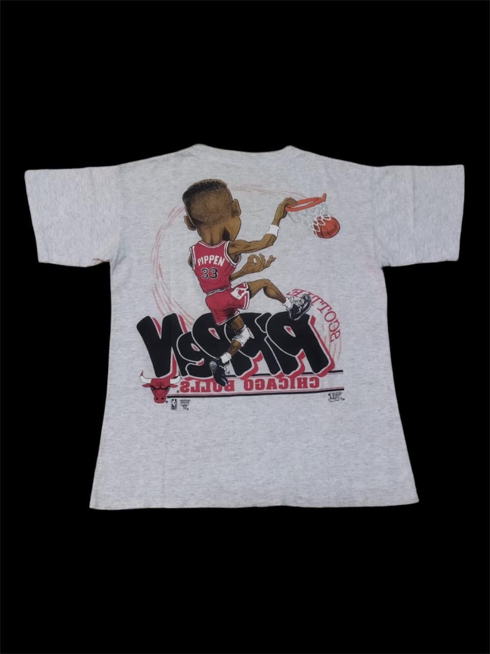 NBA Vintage 90s Chicago Bulls NBA Pippen Tee Size US M / EU 48-50 / 2 - 3 Thumbnail