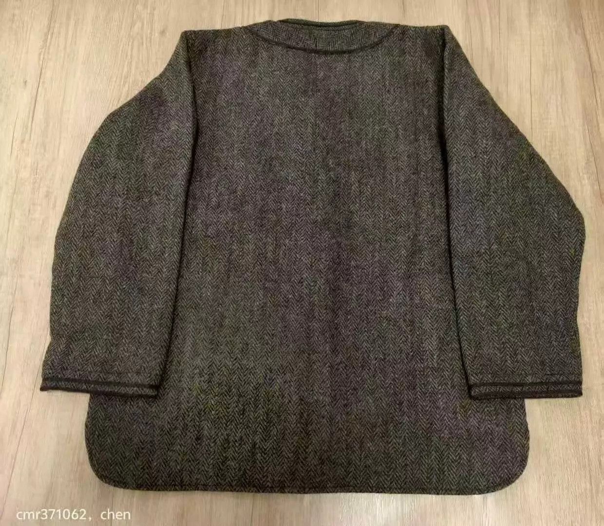 Visvim visvim 16AW SPOT DUGOUT SHIRT L/S HARRIS TWEED Olive Size US M / EU 48-50 / 2 - 7 Thumbnail