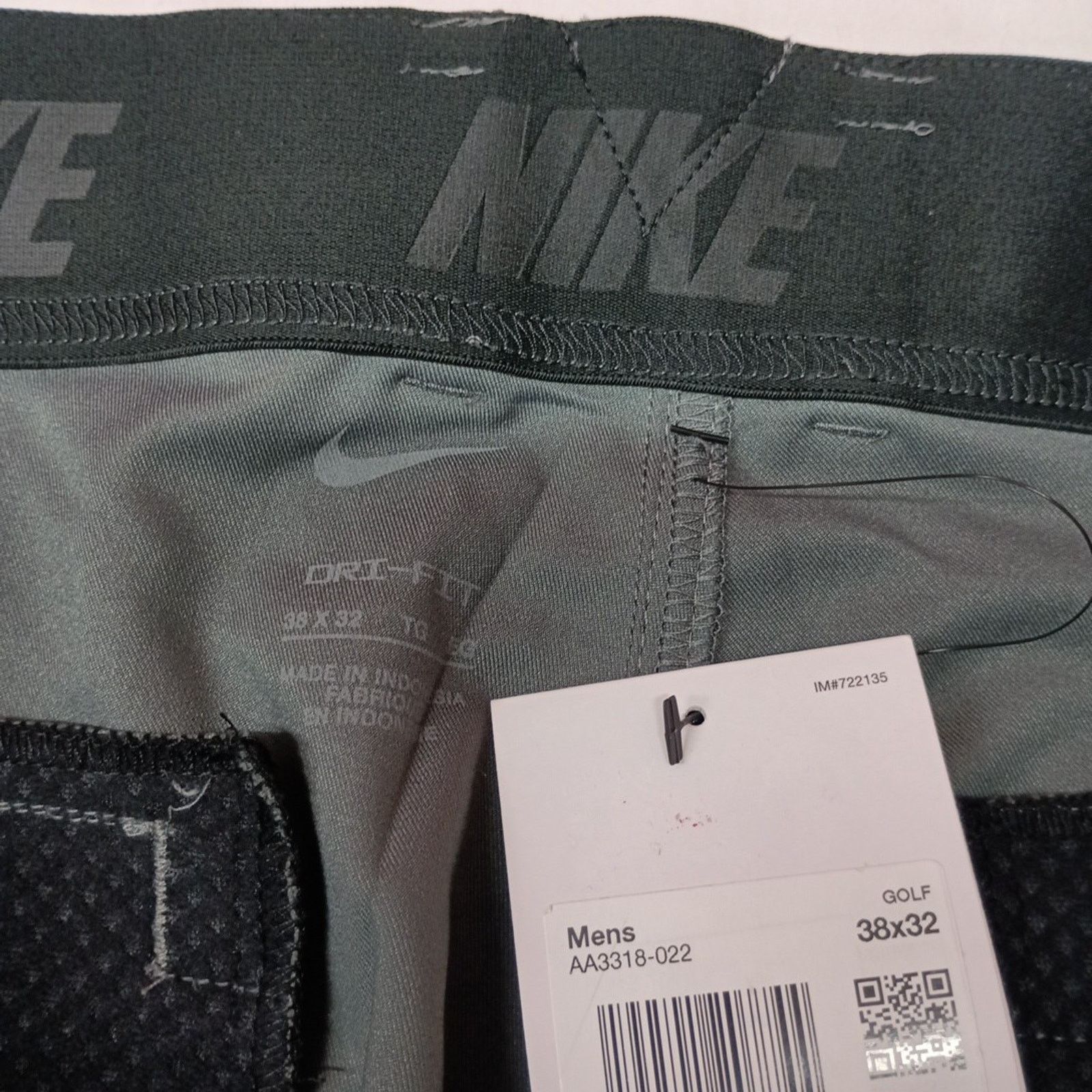 Nike Nike Dri Fit Standard Fit Golf Pants AA3318 Gray Men's 38x32 Size US 38 / EU 54 - 4 Thumbnail