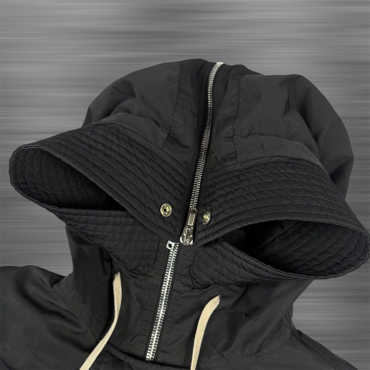 Rick Owens Rick Owens DRKSHDHW Black Hooded Long Heavy Parka Size US M / EU 48-50 / 2 - 3 Thumbnail
