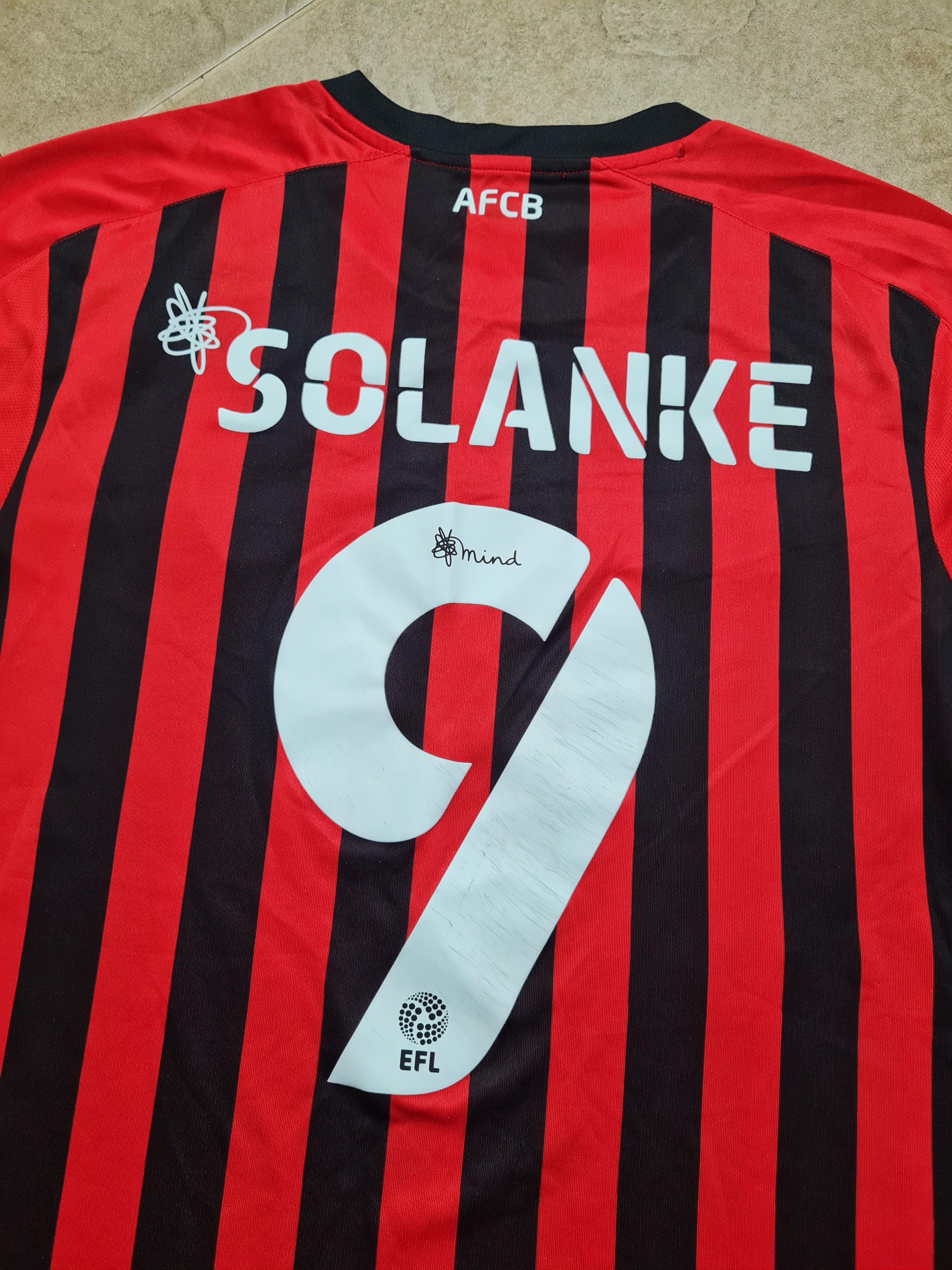 Umbro Jersey Dominic Solanke #9 Afc Bournemouth Soccer Shirt Umbro Size US M / EU 48-50 / 2 - 10 Thumbnail