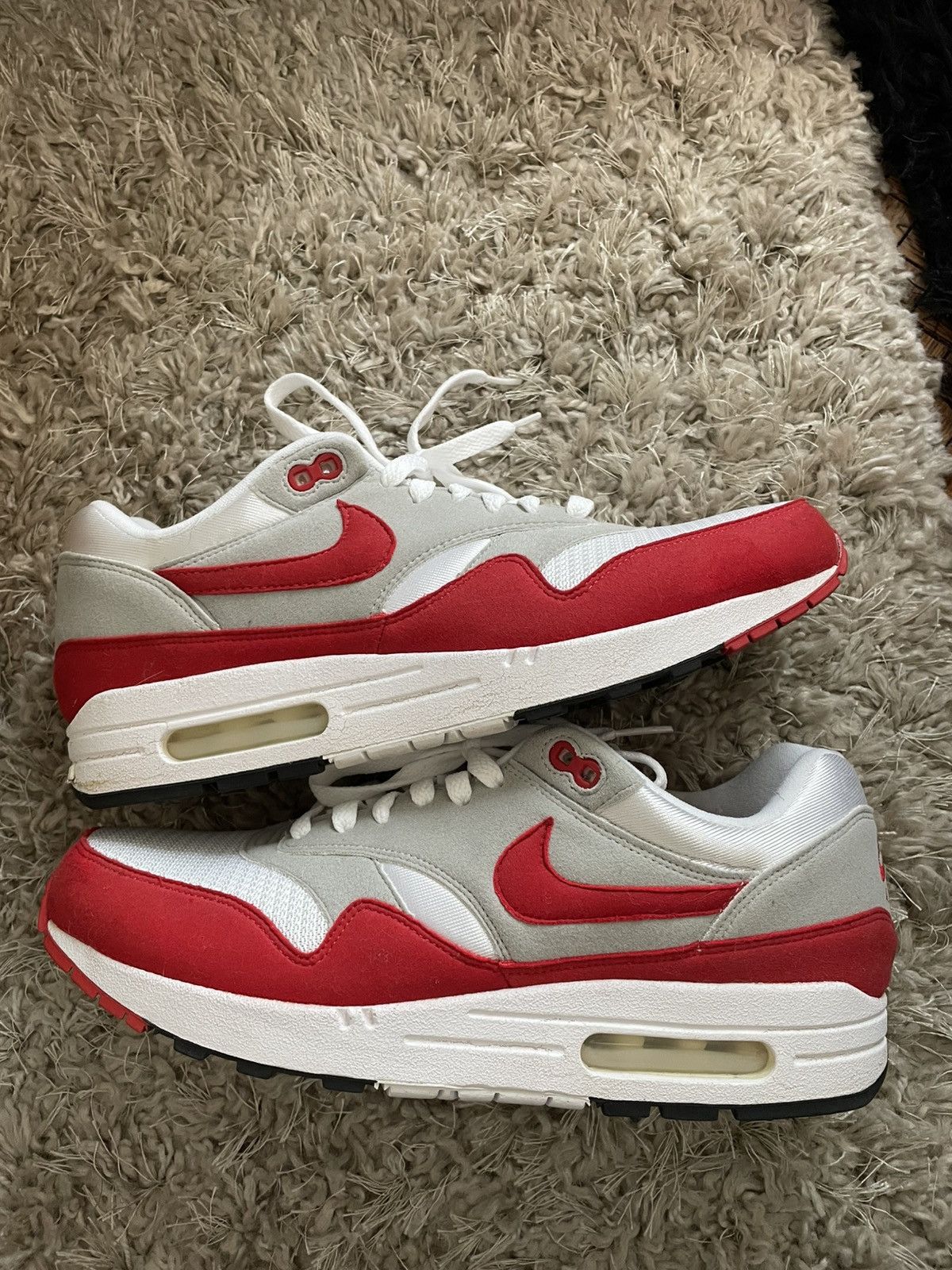 Nike Nike Air Max 1 QS Sport Red Size US 10.5 / EU 43-44 - 2 Thumbnail