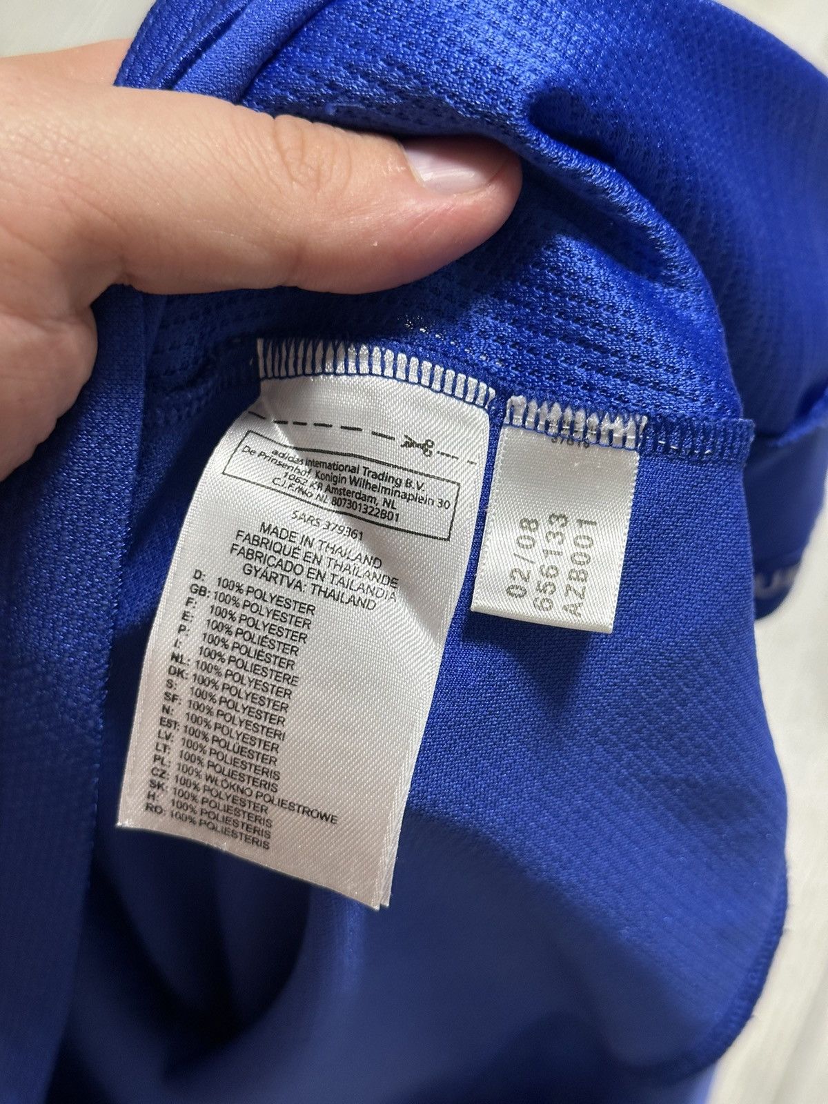 Adidas Vintage Adidas Chelsea Jersey 2008 Blue Size US L / EU 52-54 / 3 - 8 Thumbnail