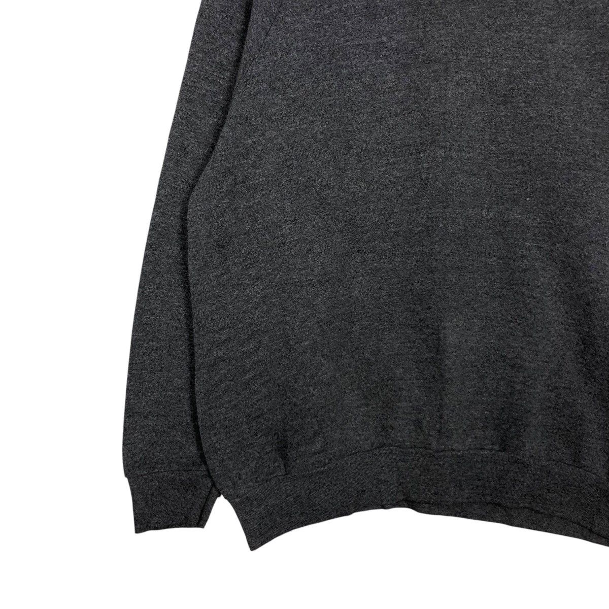 Vintage 📌Vintage Plain Sweatshirt Fruit Of The Loom Rich Grey Size US L / EU 52-54 / 3 - 5 Thumbnail