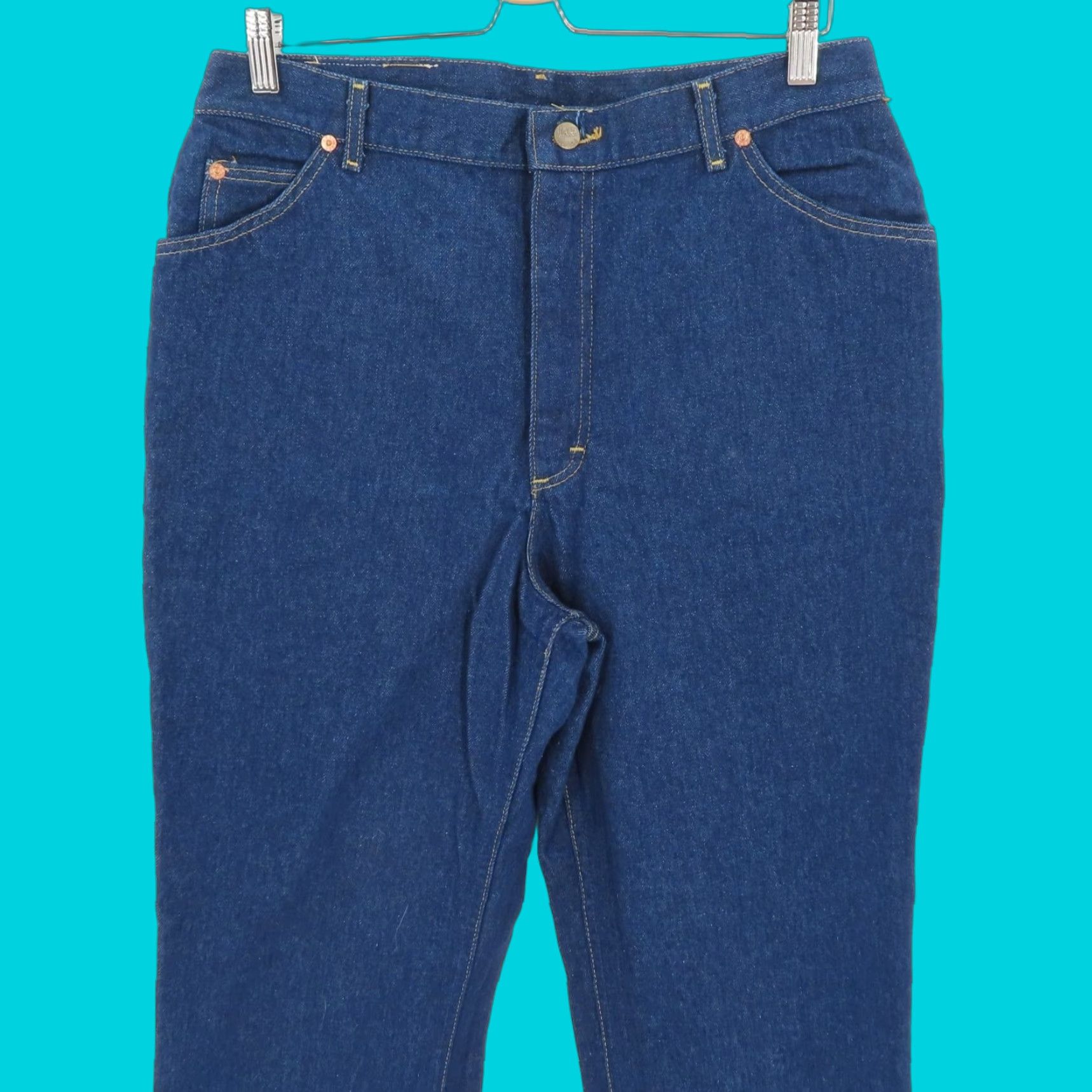 VINTAGE Lee Riders Womens Jeans 18 Plus Cotton Denim Blue USA 32.75