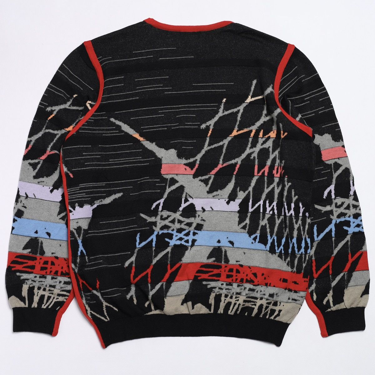 Carlo Colucci Carlo Colucci Printed Sweater Limited Edition Multicolor Size US M / EU 48-50 / 2 - 10 Thumbnail