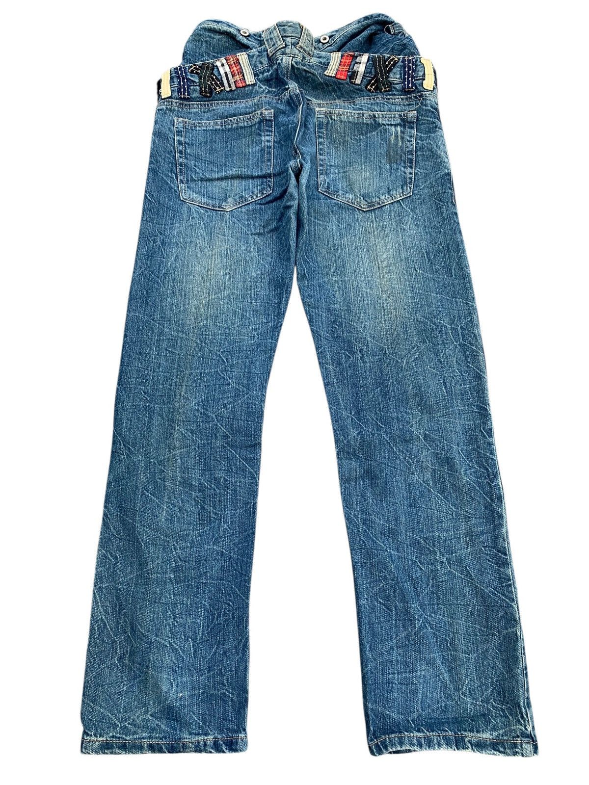 Kapital DOUBLE WAIST PUNK STYLE RUSTY UNBRAND DISTRESSED DENIM Size US 29 - 5 Thumbnail