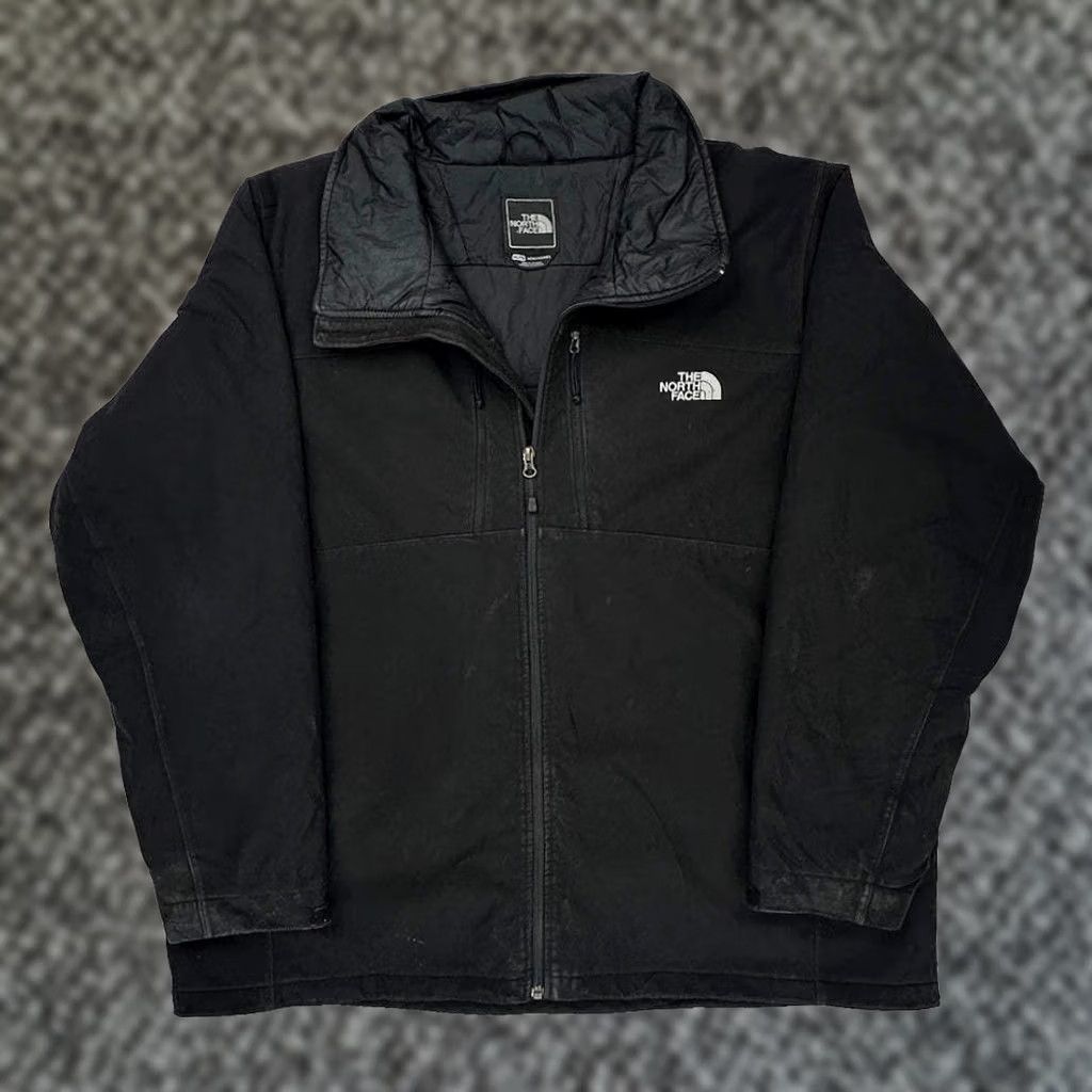 Vintage The North Face Jacket 2XL Black Polyester Mens Jacket Winter High Neck Casual Xs-Xl, Men's (Size Xxl)