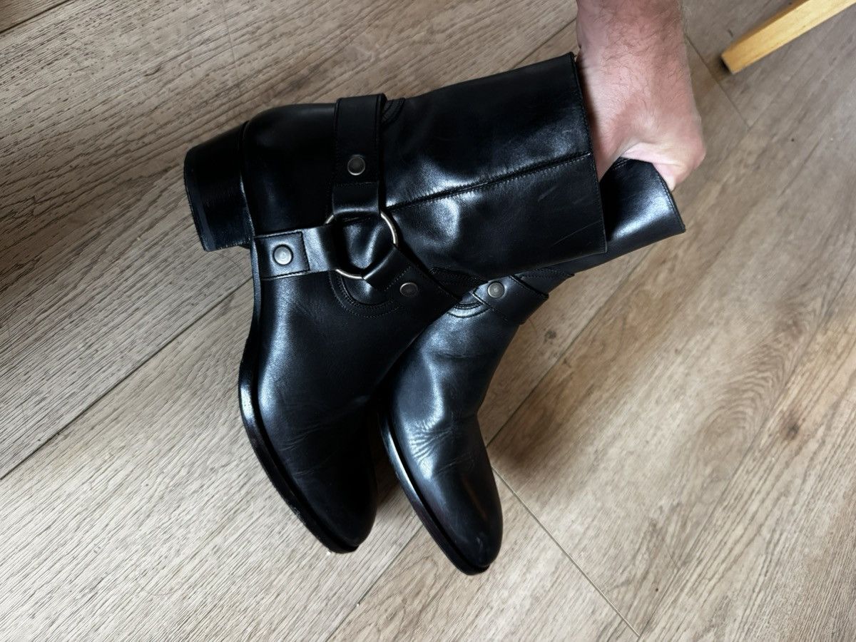Saint Laurent Paris Hedi Leather Harness wyatts Size US 8 / EU 41 - 4 Thumbnail
