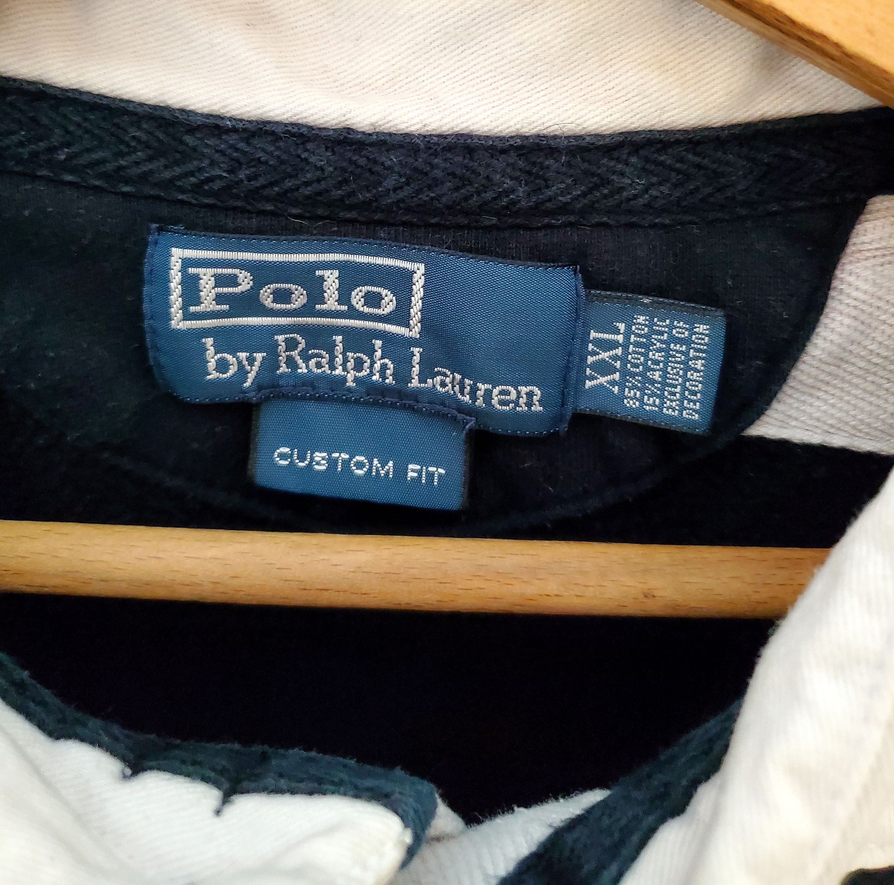 Polo Ralph Lauren × Ralph Lauren × Vintage Polo Ralph Lauren VTG Rugby Big Pony Long Sleeves Rare XXl Size US XXL / EU 58 / 5 - 4 Thumbnail