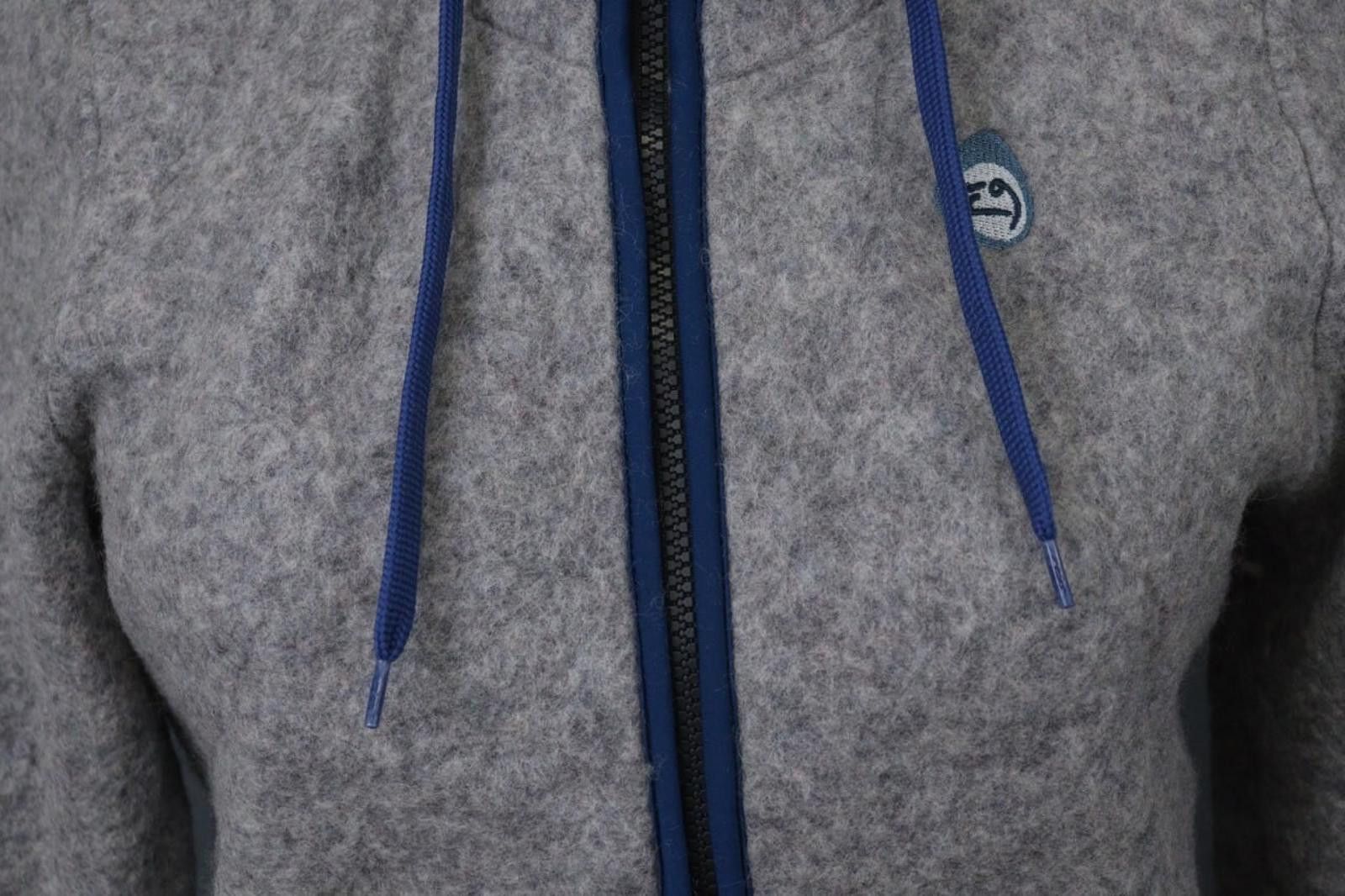 Designer E9 Planet Listen To The Nature Hooded Full Zip Fleece Jacket Size M / US 6-8 / IT 42-44 - 6 Thumbnail