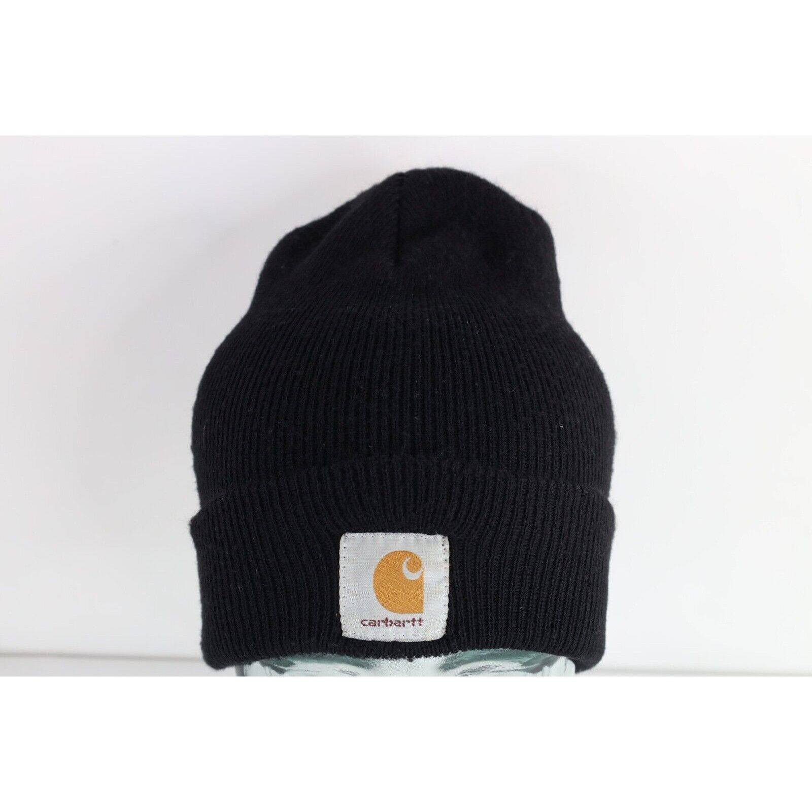 Carhartt × Vintage Vintage 90s Carhartt Spell Out Knit Winter Beanie Hat Size ONE SIZE - 1 Thumbnail