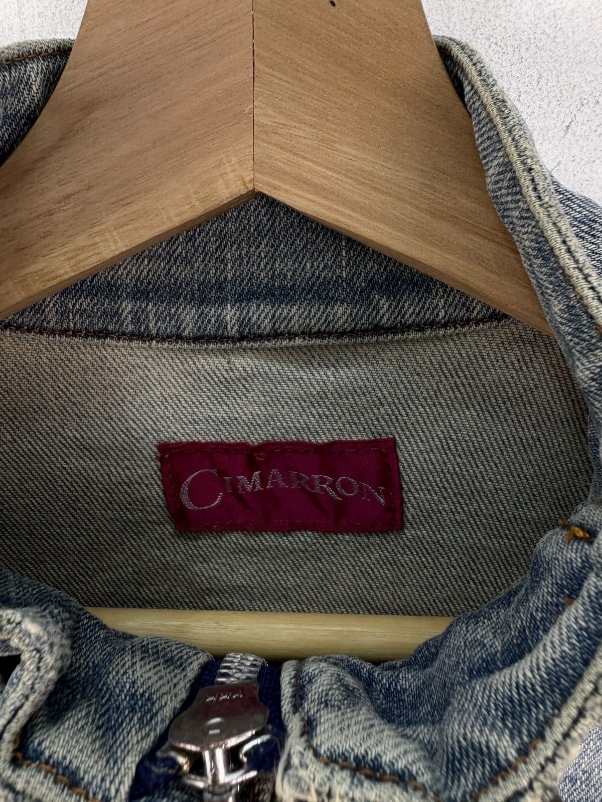 Japanese Brand Vintage japanese rider denim jacket faded wash motorsport Size US M / EU 48-50 / 2 - 4 Thumbnail