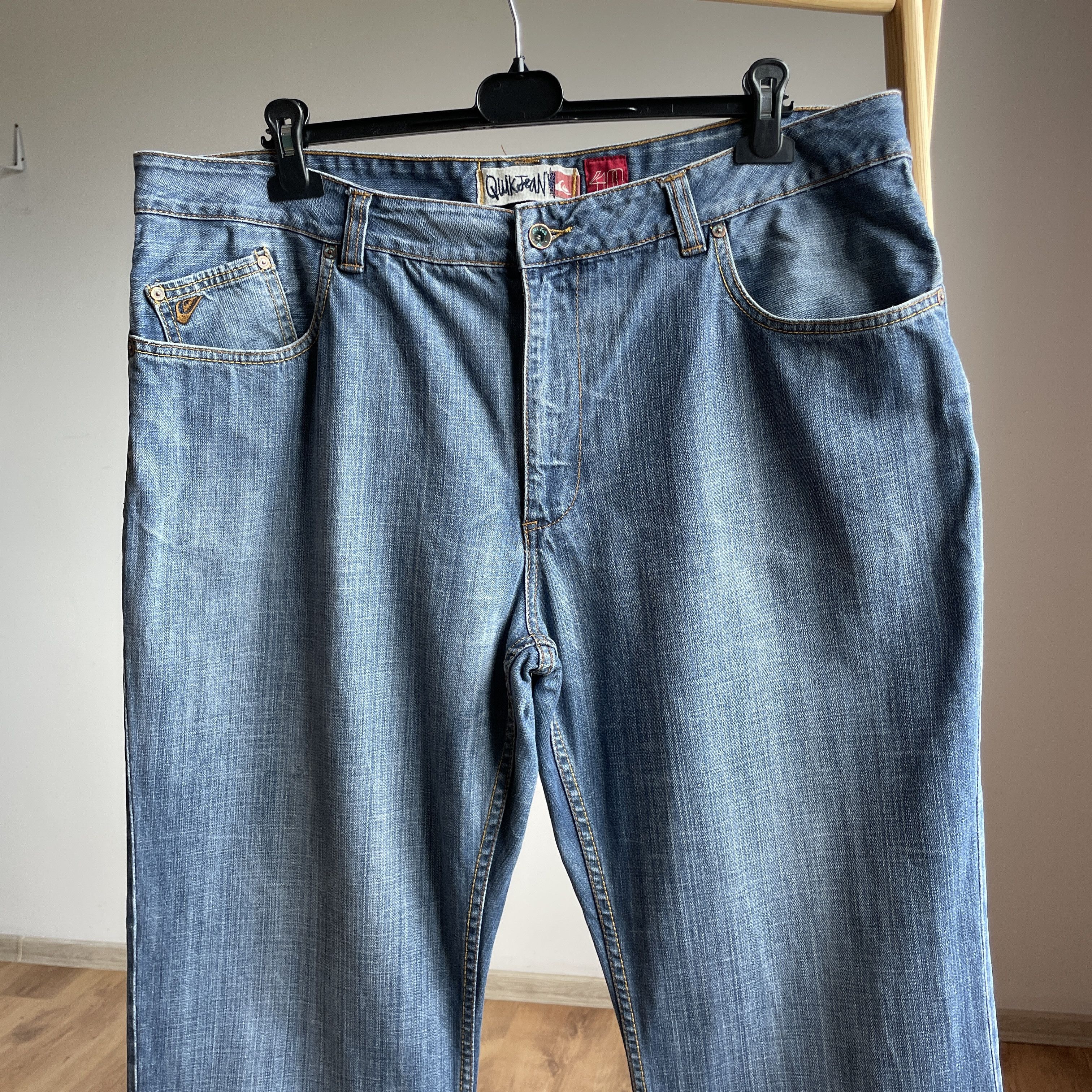 Quiksilver × Vintage Quiksilver Vintage Y2K Wide Leg Baggy Denim Size 40 Size US 40 / EU 56 - 3 Thumbnail