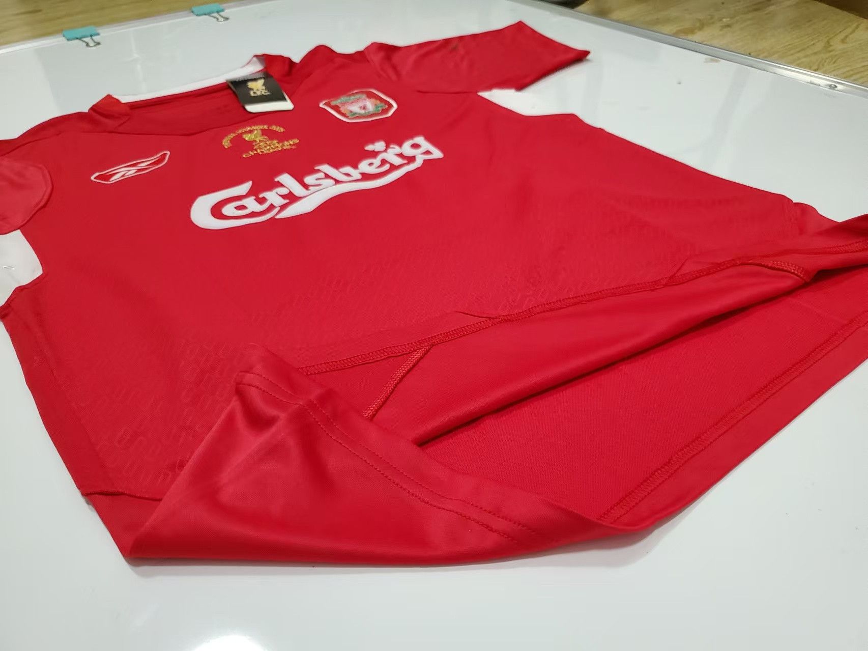 Other 2005 Liverpool #8 Steven Gerrard Jersey Euro Cup XL Size US XL / EU 56 / 4 - 3 Thumbnail