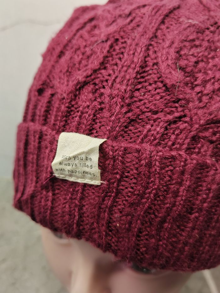 Japanese Brand Wish You Be Always Filled With Happinees Beanie Size ONE SIZE - 3 Thumbnail