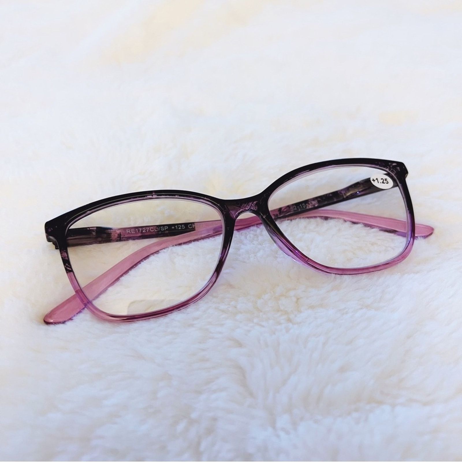 Other Eli Light Purple & Black Two Tone Reader Glasses Size ONE SIZE - 3 Thumbnail