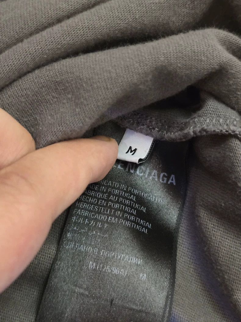 Balenciaga Balenciaga Smoky Grey Cola Wave Short Sleeve T-shirt Size US M / EU 48-50 / 2 - 5 Thumbnail