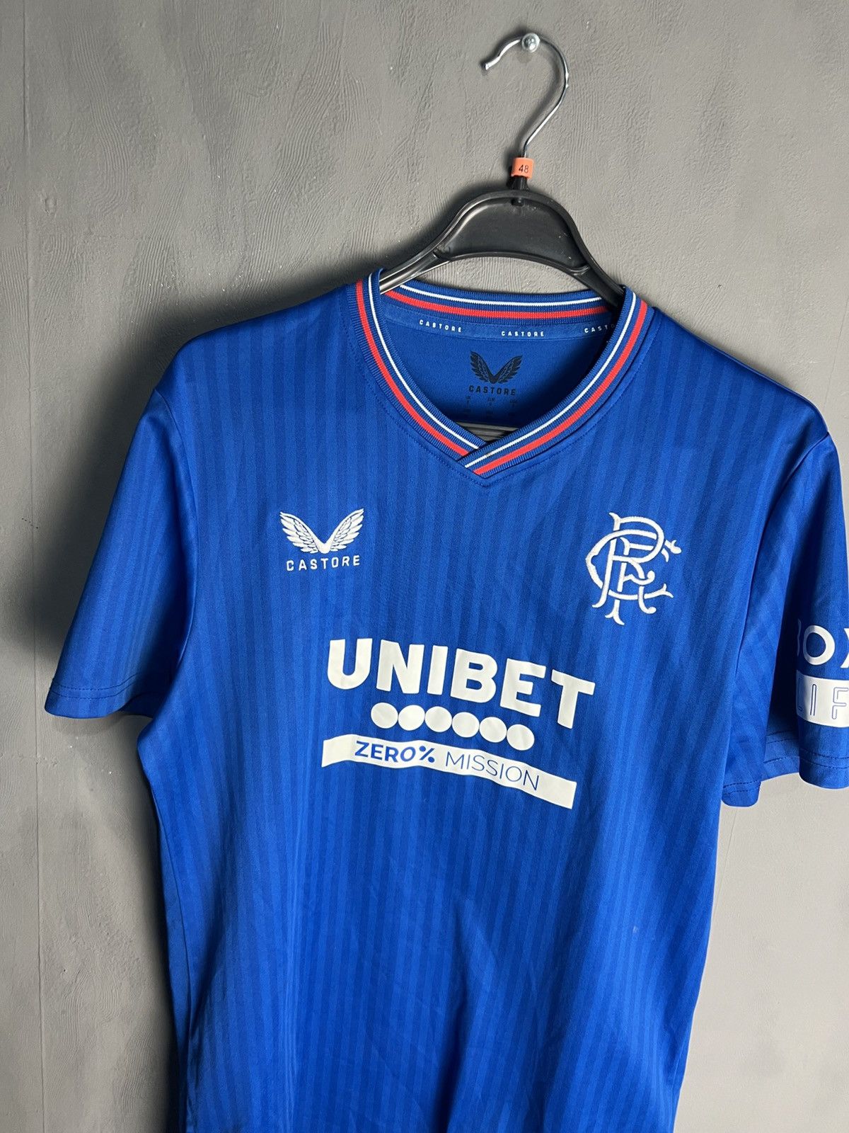 Vintage Rangers Glasgow CASTORE Soccer Jersey Size US S / EU 44-46 / 1 - 3 Thumbnail