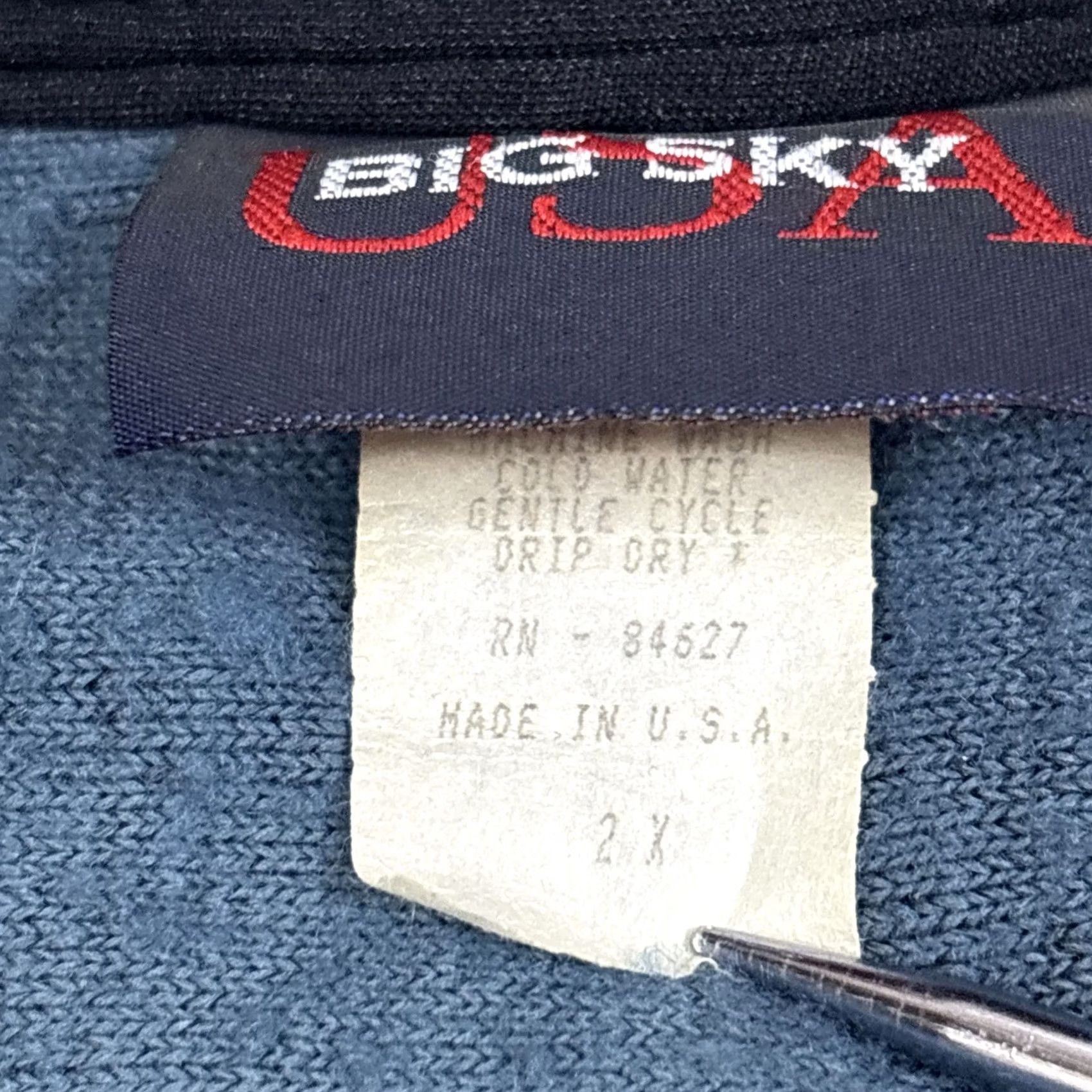 Vintage VINTAGE Big Sky USA Men’s Plush Fleece Vest 2XL Blue Full Zip 2 Side Pockets Size US XXL / EU 58 / 5 - 3 Thumbnail