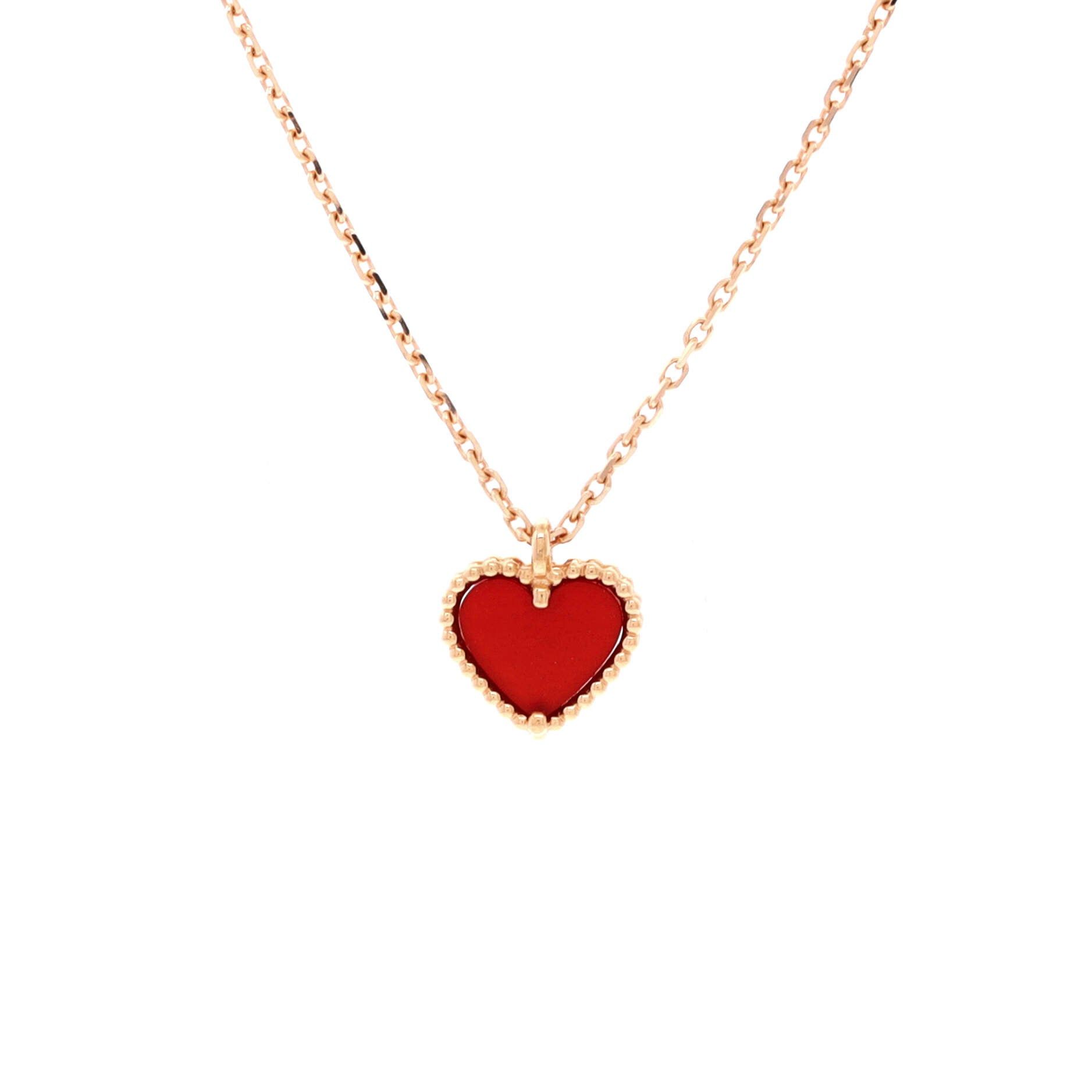 Van Cleef & Arpels Sweet Alhambra Heart Pendant Necklace Size ONE SIZE - 1 Thumbnail