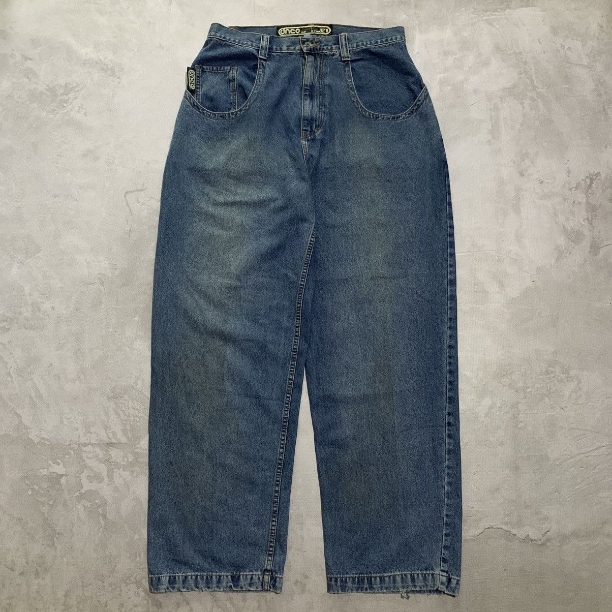 JNCO Y2K JNCO handy Man Big Pocket Reflective Baggy Denim Pants Size US 36 / EU 52 - 5 Thumbnail