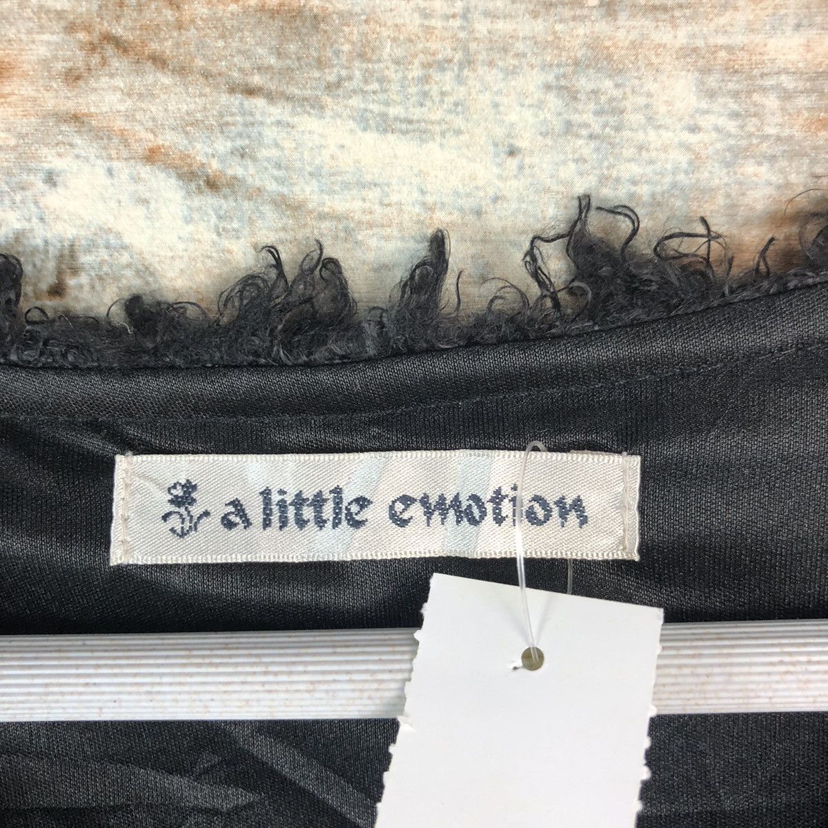 Homespun Knitwear × Japanese Brand DLL A Little Emotion Black Mohair Knitwear #C059 Size S / US 4 / IT 40 - 9 Thumbnail