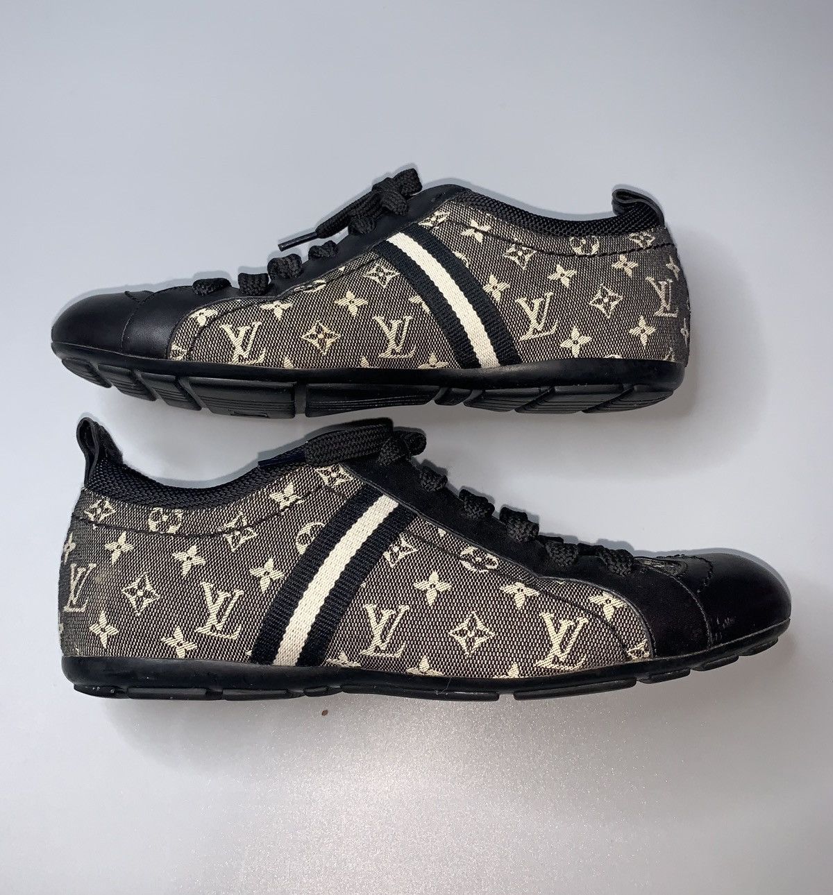 Louis Vuitton Louis Vuitton Mini Lin Monogram Sneakers Size US 5 / IT 35 - 4 Thumbnail